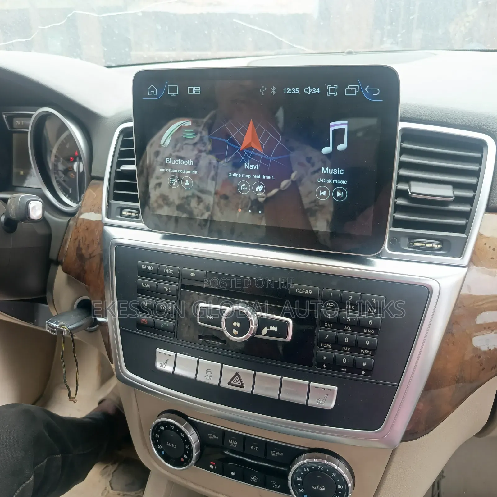 G .L .E Benz 2013 to 2017 Android With Car Play Screen