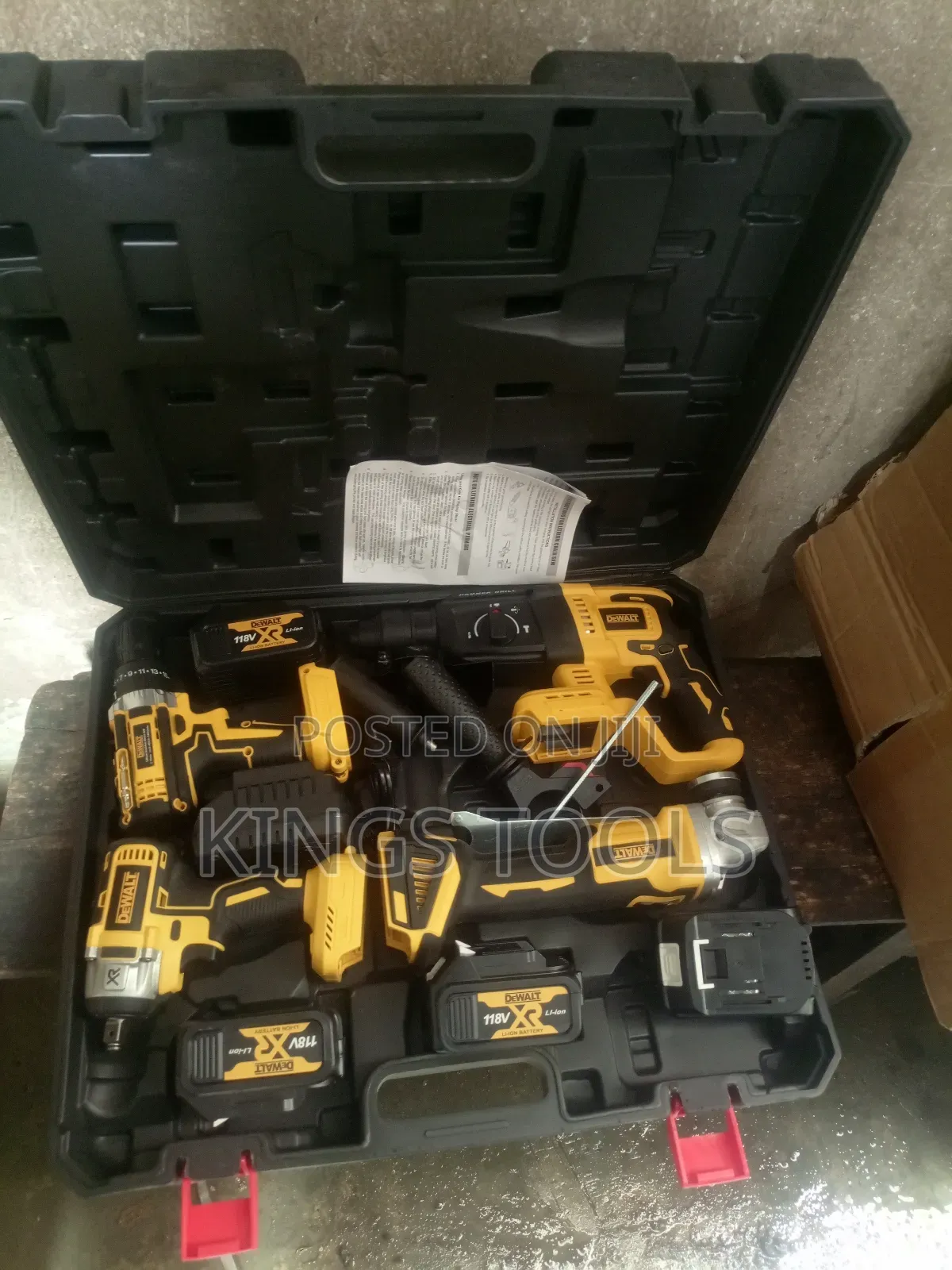 4 In 1 Cordless Machine Kit