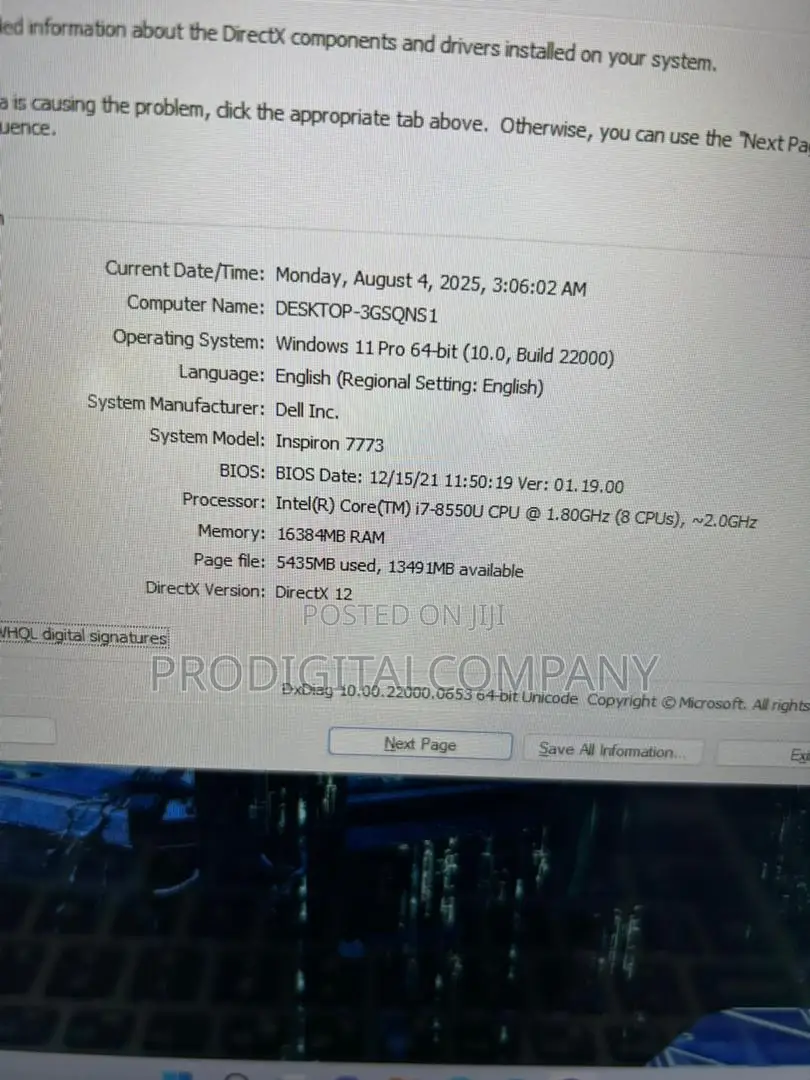 Laptop Dell Inspiron 7566 16GB Intel Core I7 SSD 256GB