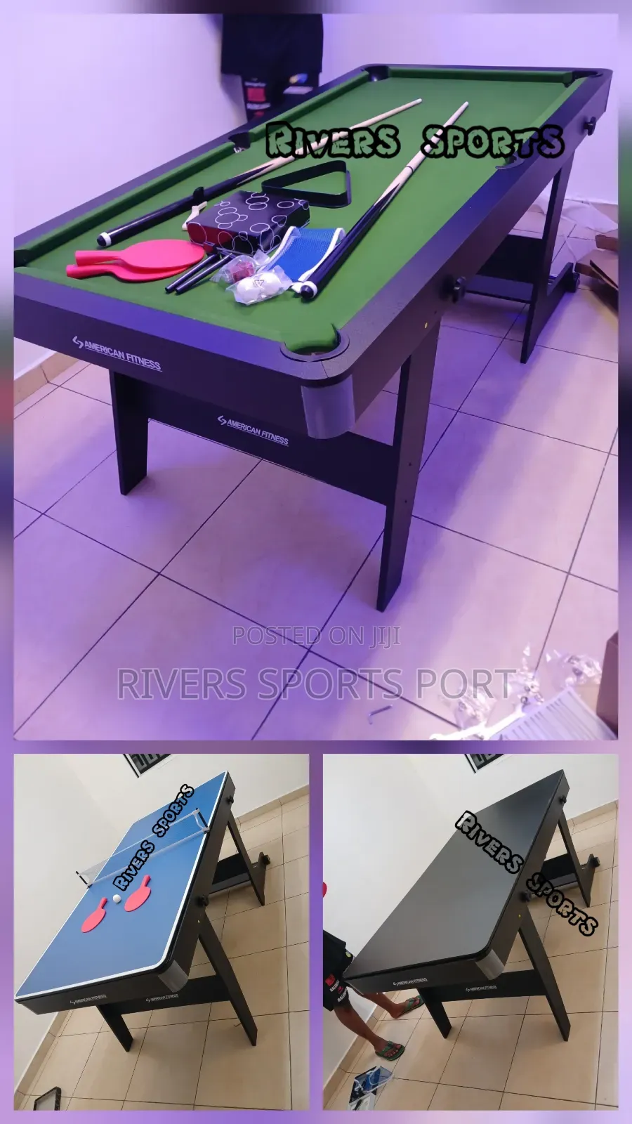 3in1 6ft Brand New Imported Snooker Table/
Billiard Table