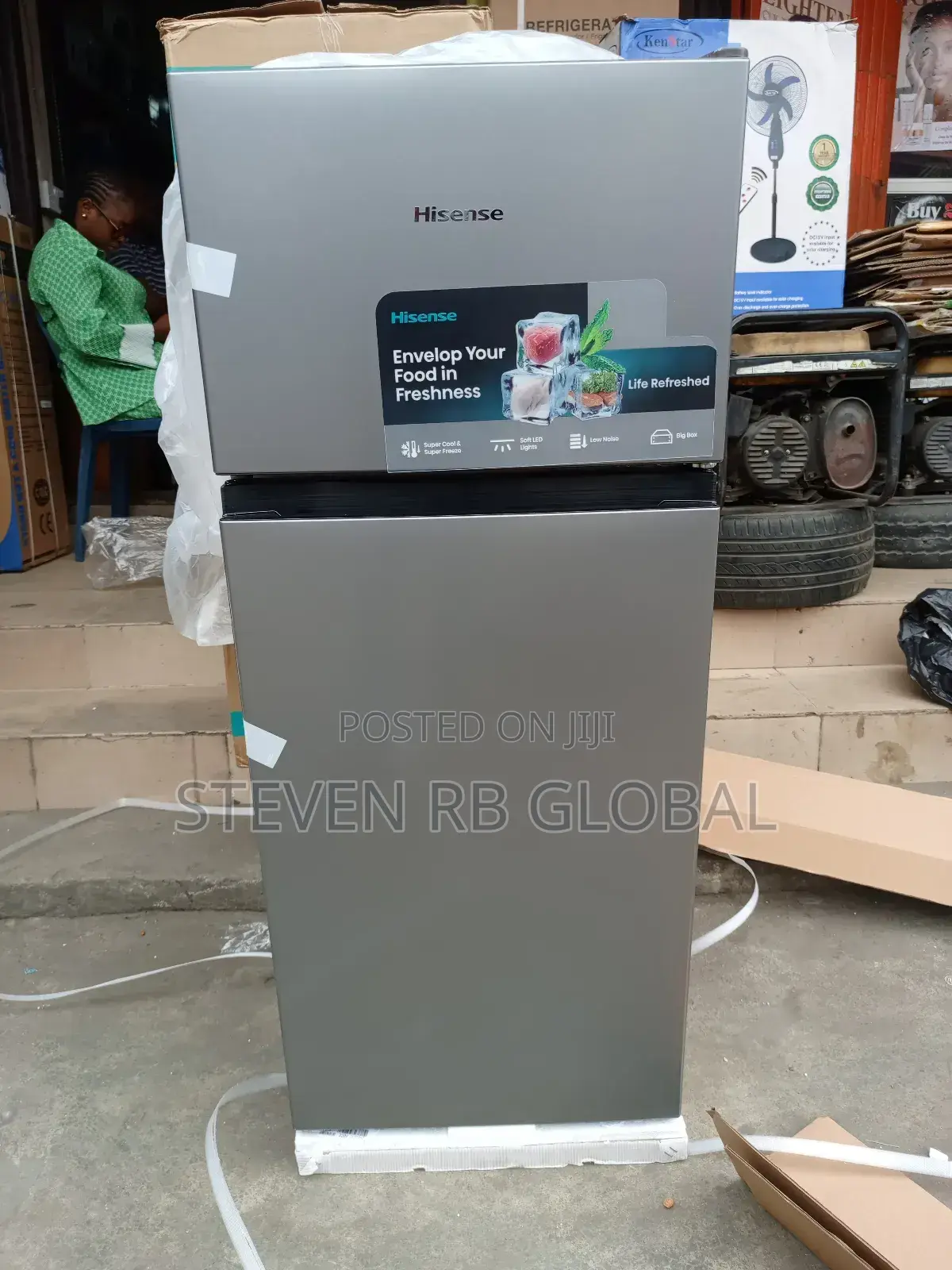 Hisense 124 Liters Double Door Refrigerator | Ref 172dr