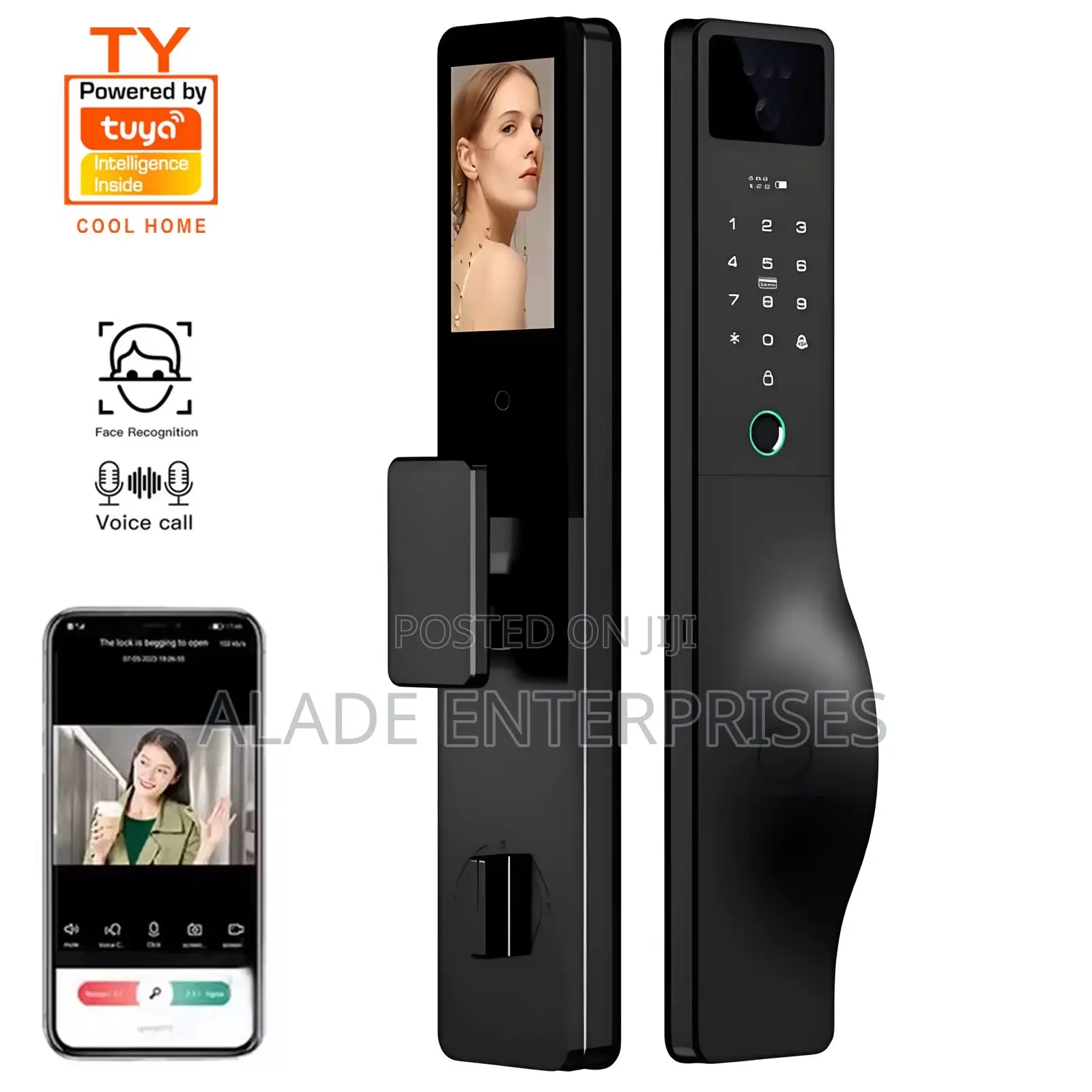 2025 Smart Door Lock Tuya Wifi Face Smart Fingerprint Z42