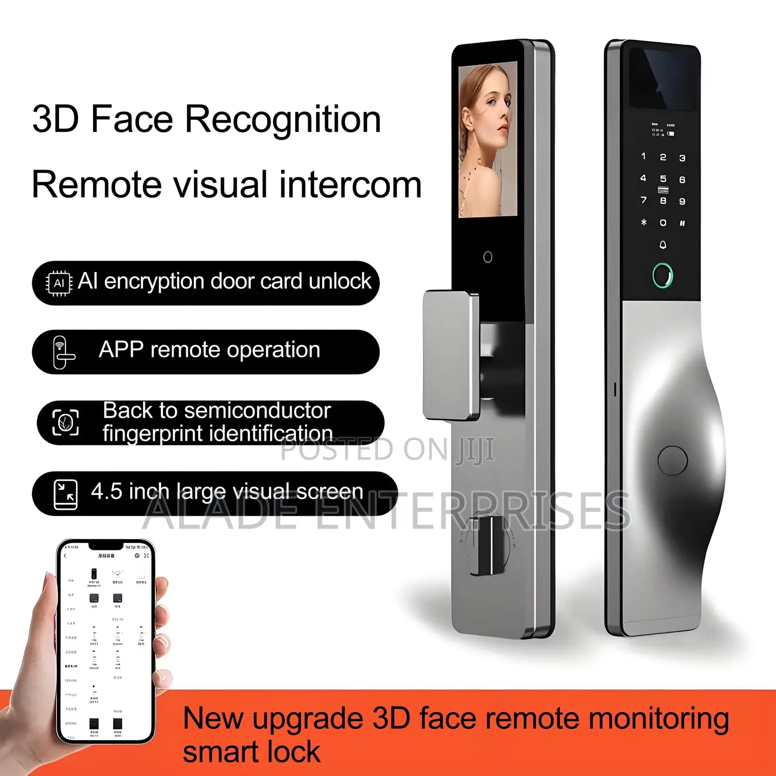 2025 Smart Door Lock Tuya Wifi Face Smart Fingerprint Z42