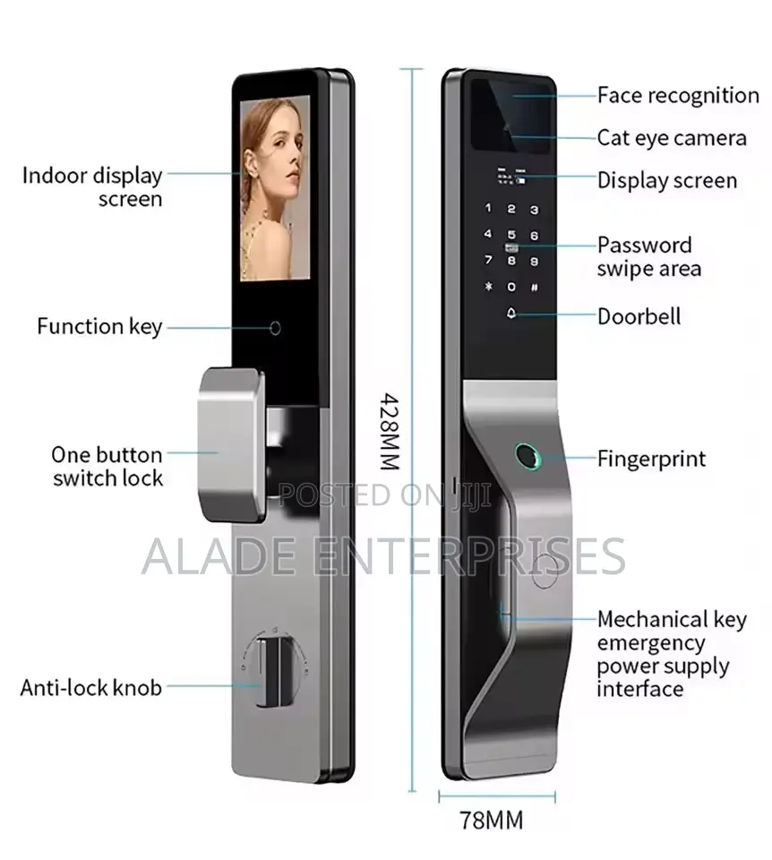 Tuya Wifi App Smart Lock For Wood Door Electric Digital Code