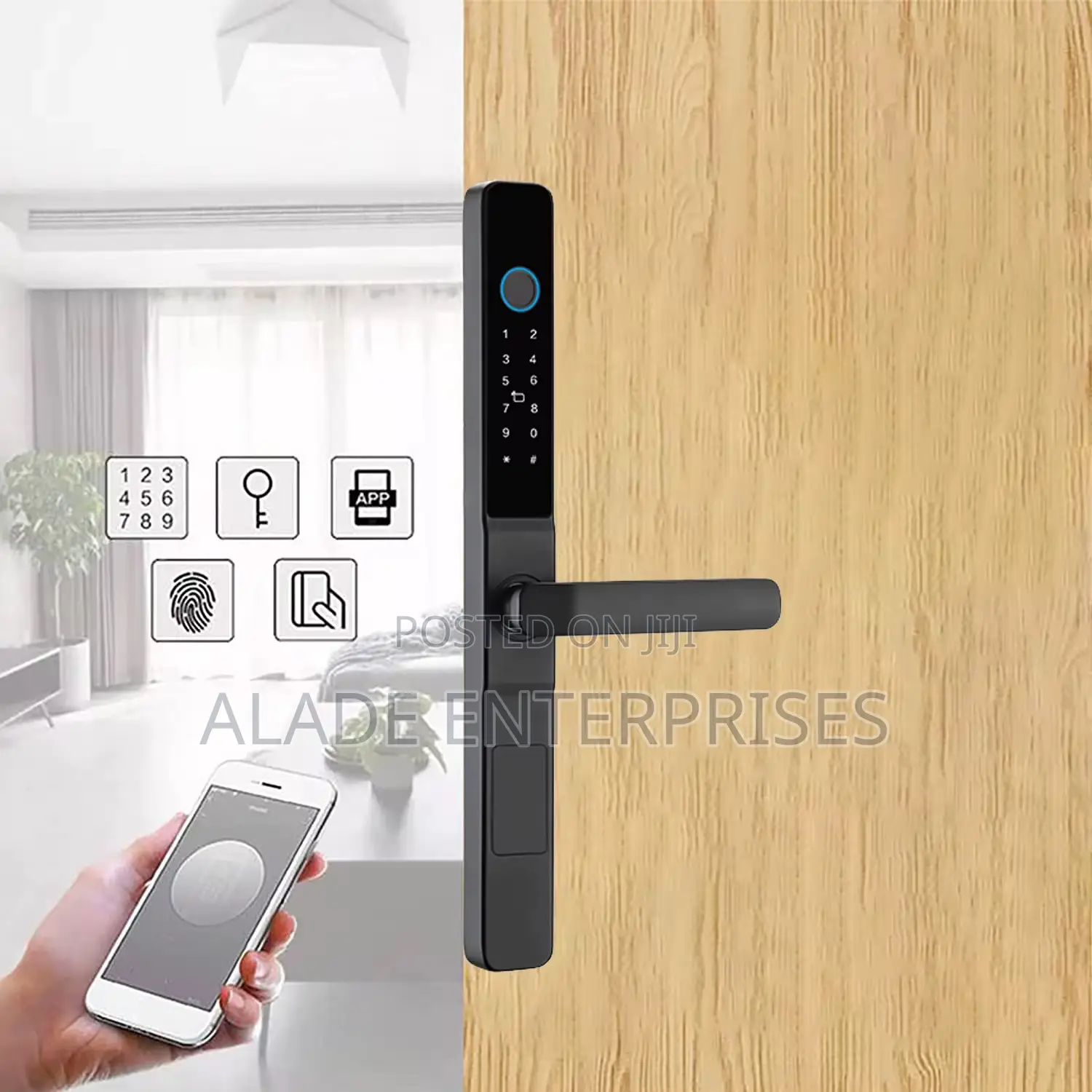 Waterproof Aluminum Door  Fingerprint Smart Lock