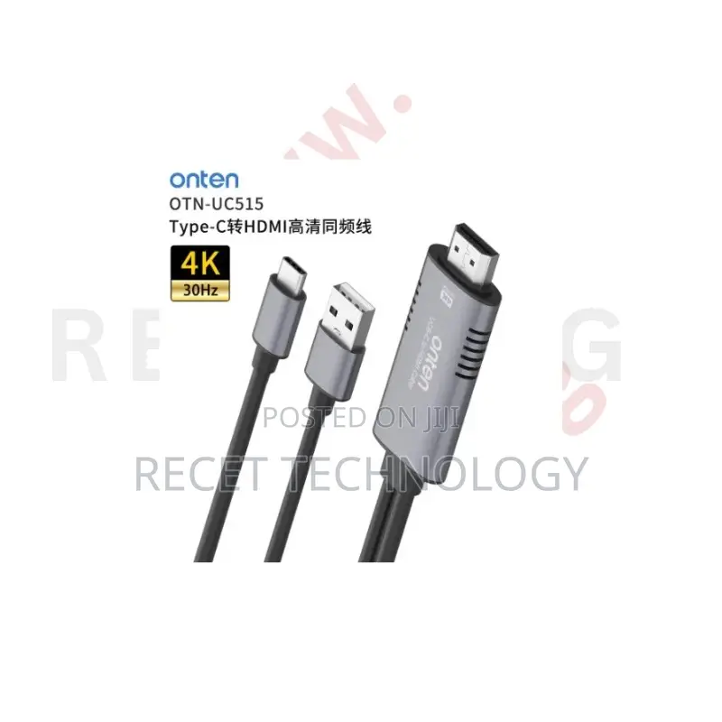 Onten Otn-Uc515 Usb-C to Hdmi Cable 1.8m