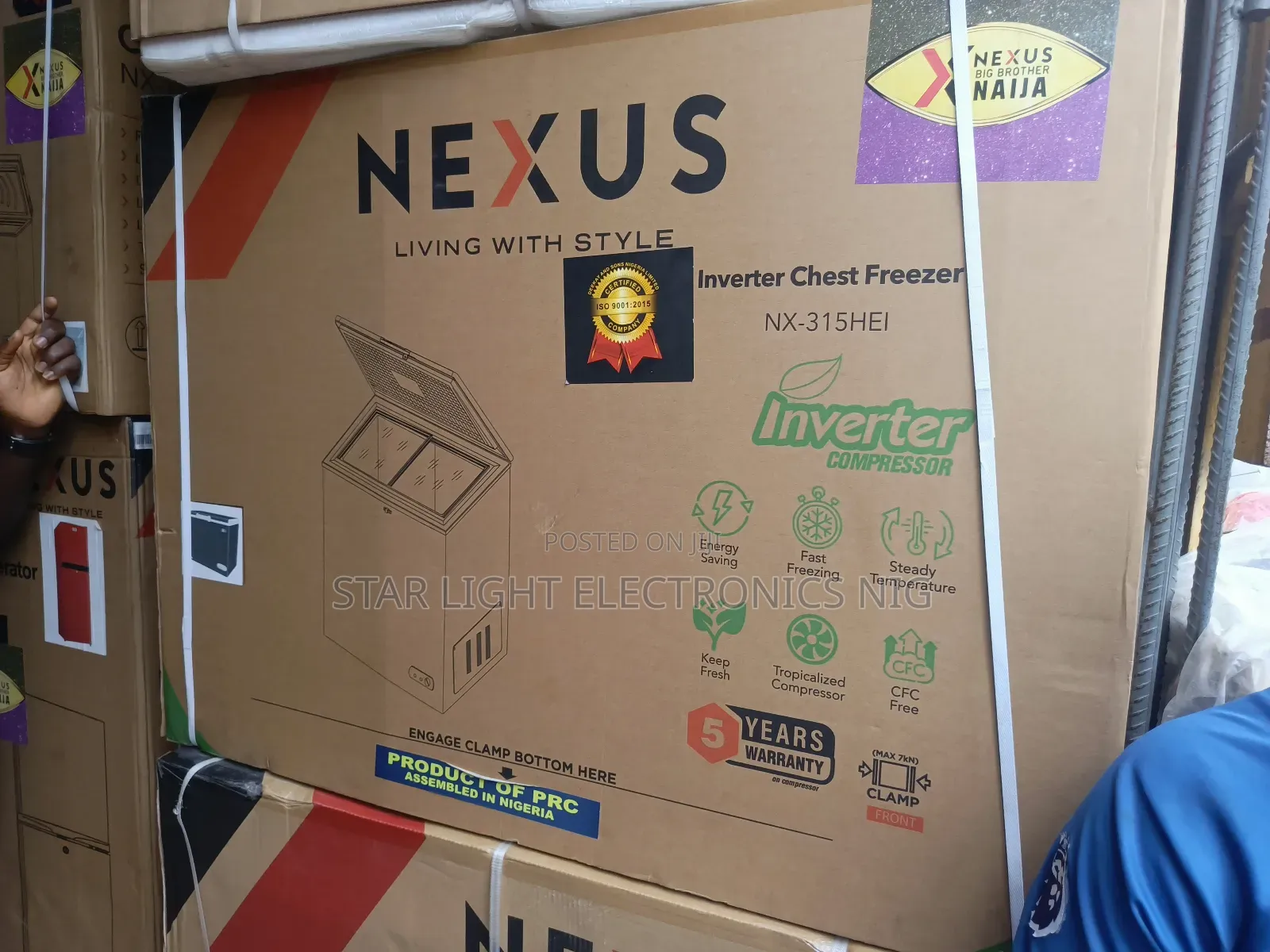 Inverter Freezer Nexus Model 315
