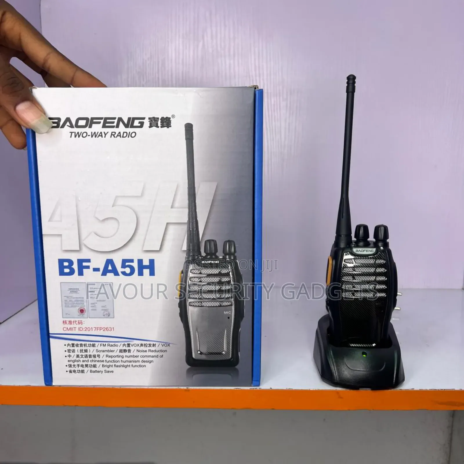 Bf A5h Walkie Talkie Radio 1pcs