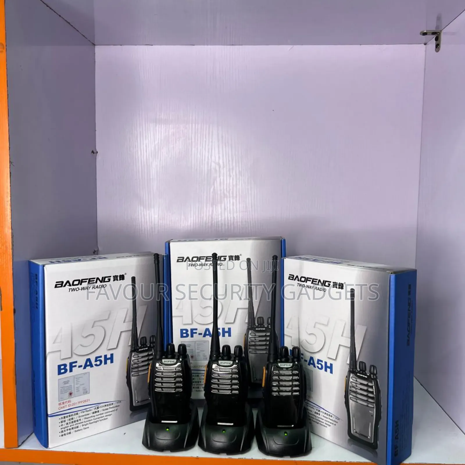 Bf A5h Walkie Talkie Radio 3pcs