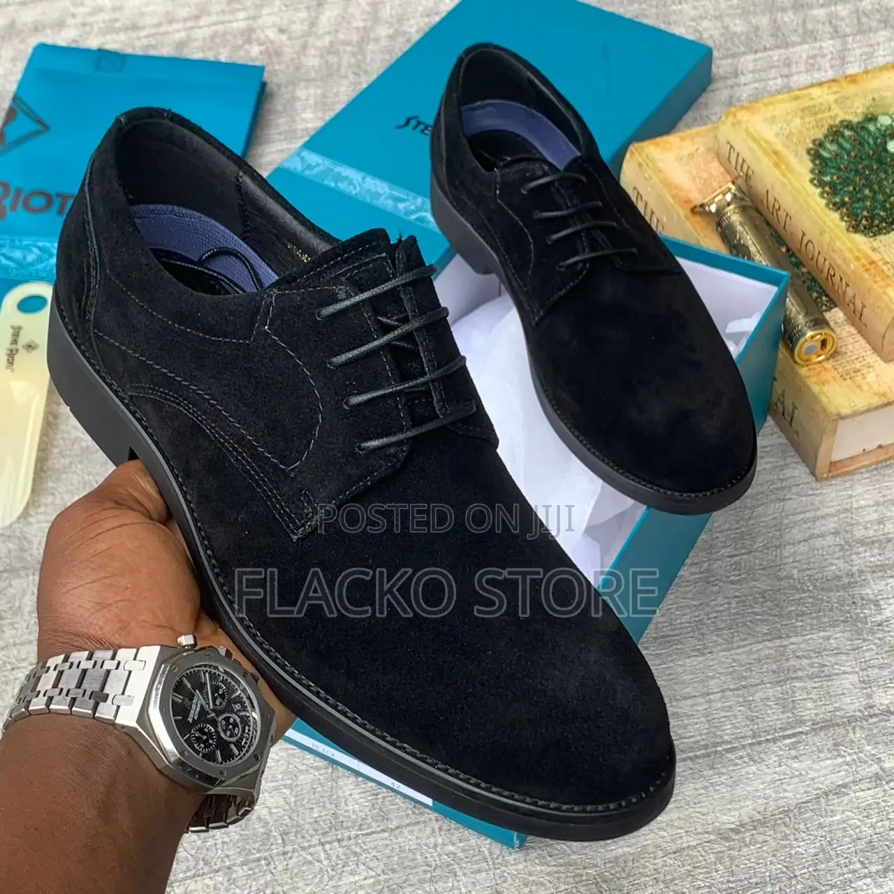 Original Steve Riots Suede Brogue Shoes