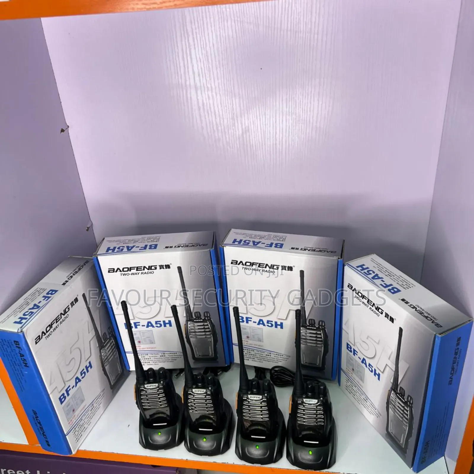 Bf A5h Walkie Talkie Radio 4pcs