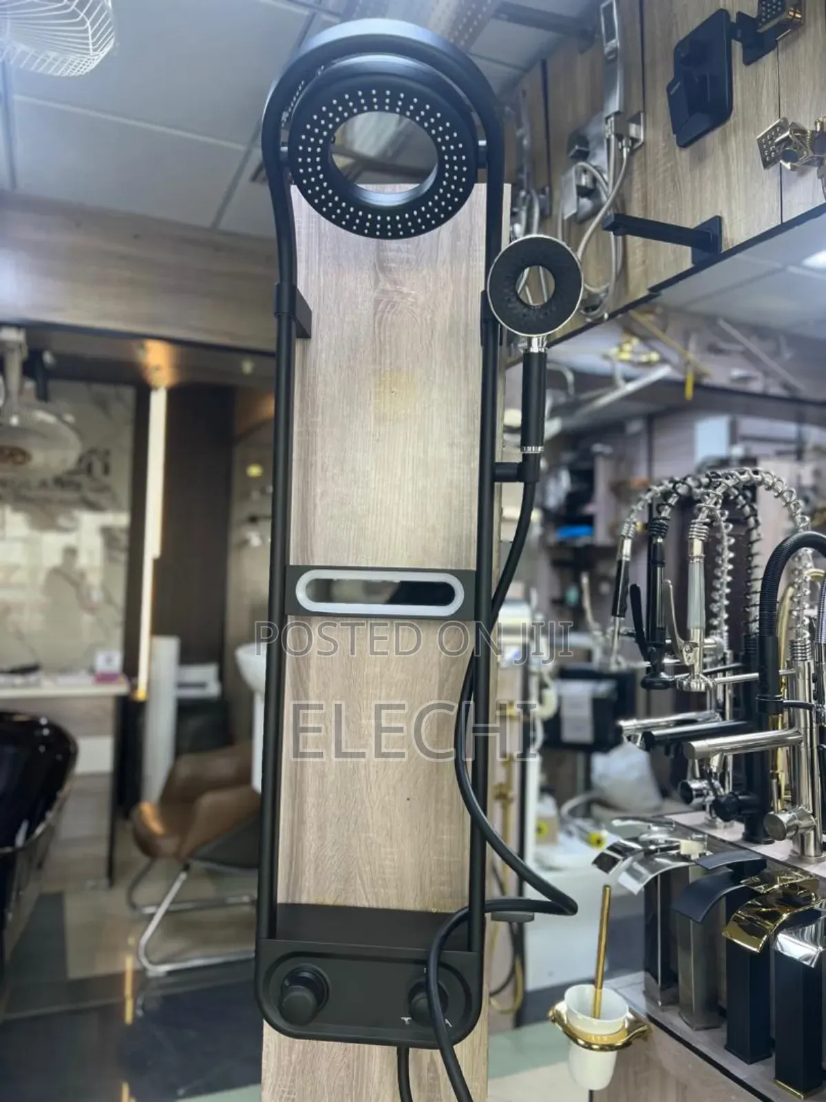 Heavy Duty Power Shower Black