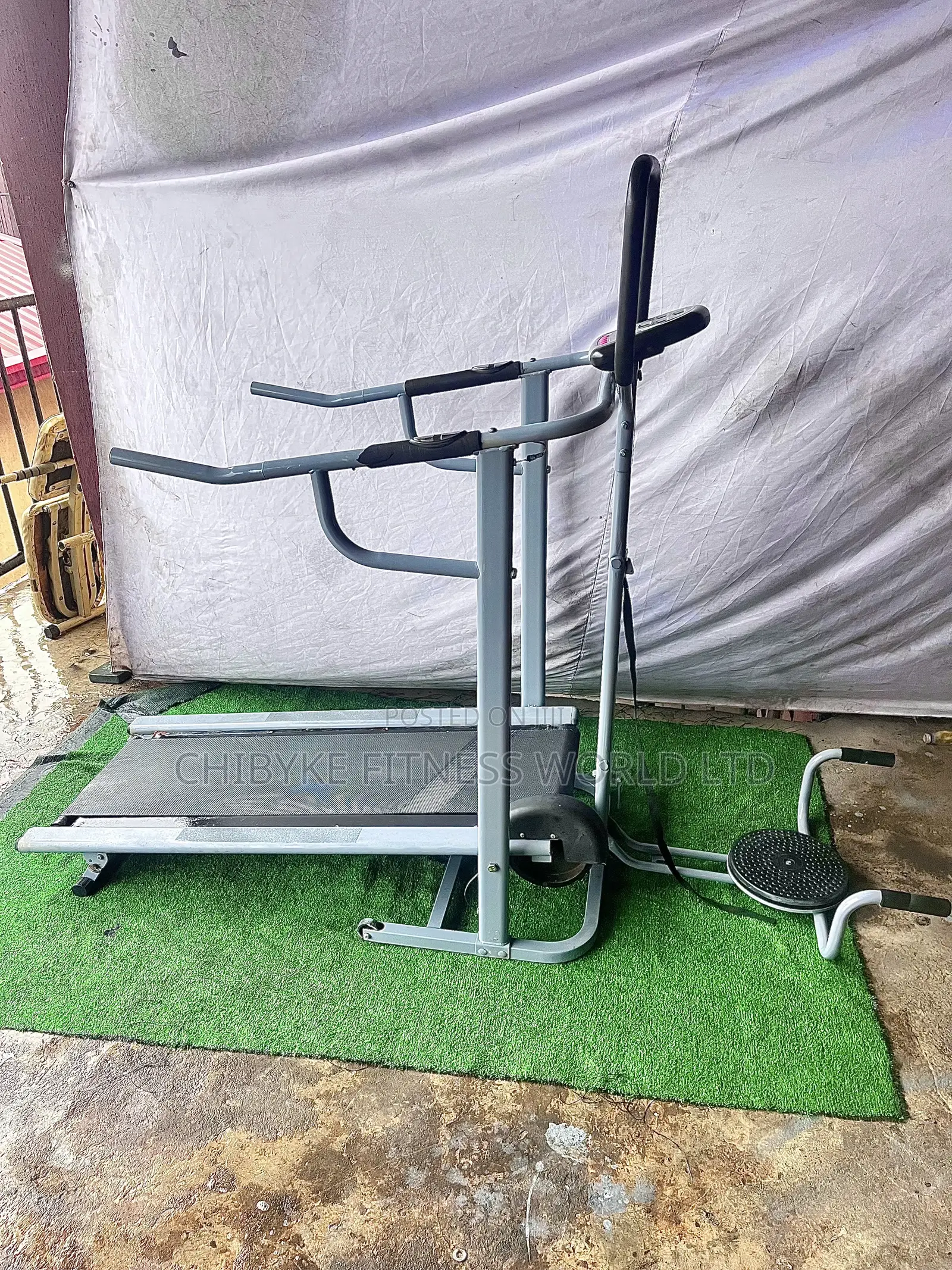 3 in 1 Manual Treadmill