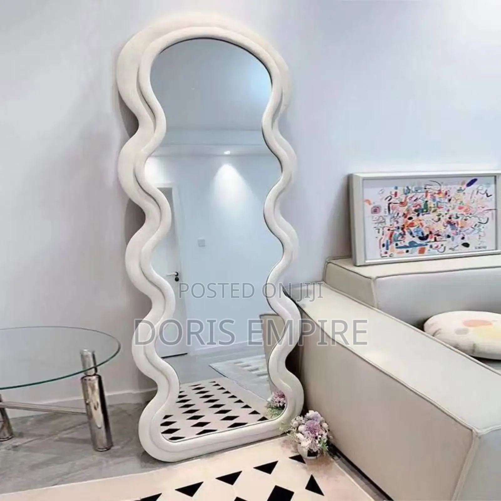 Qaulity Full Length Wavy Mirror
Size: 160*60cm