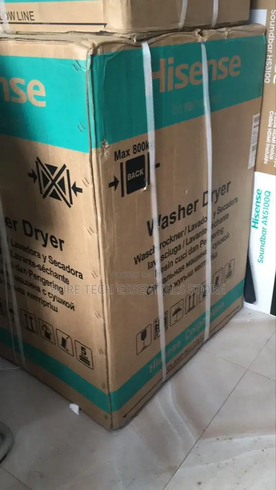 New Hisense Automatic 12kg Wash and Dry Washingmachine