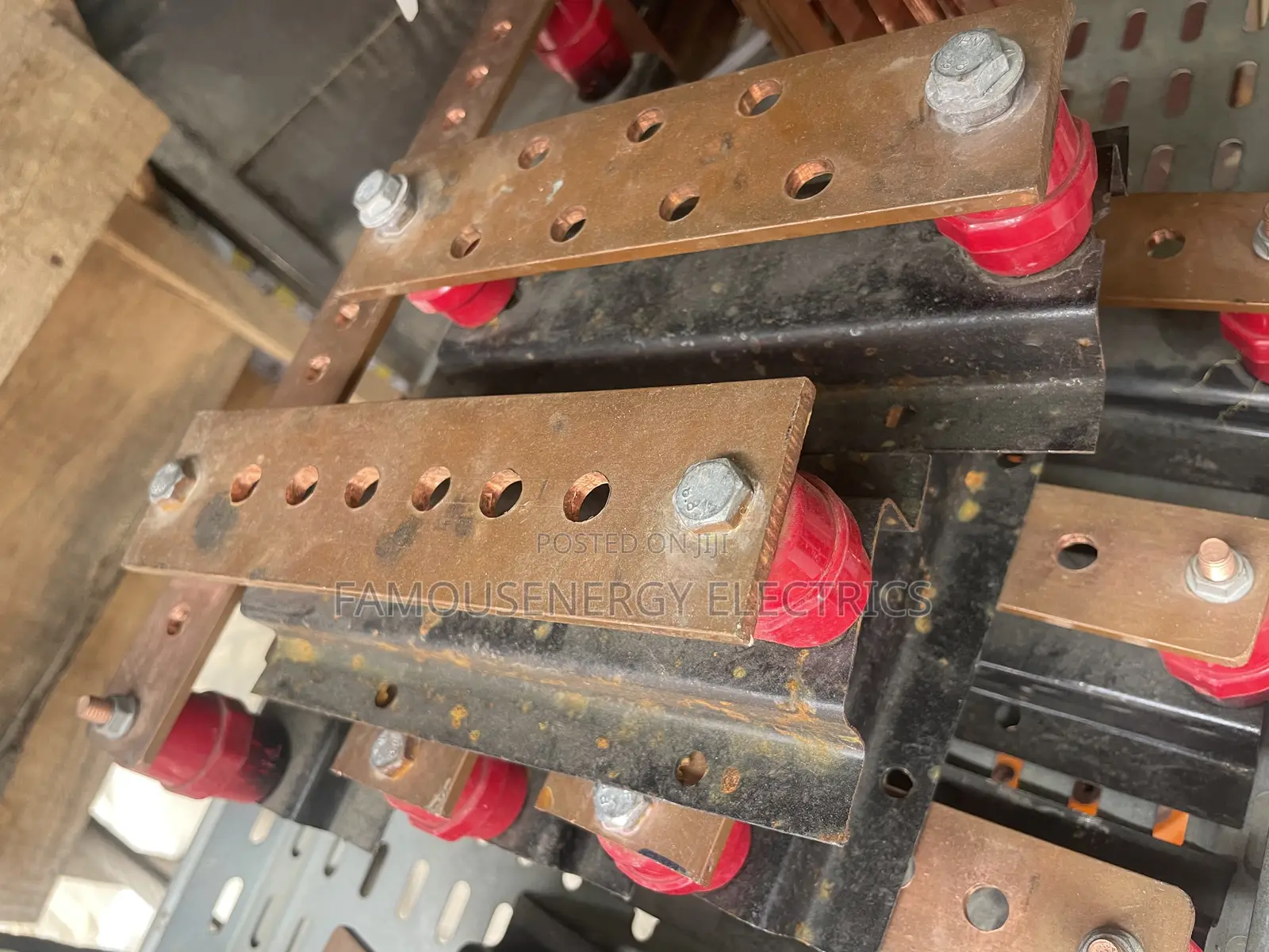 6way 1 Disconnecting Point Copper Earth Bar Busbar