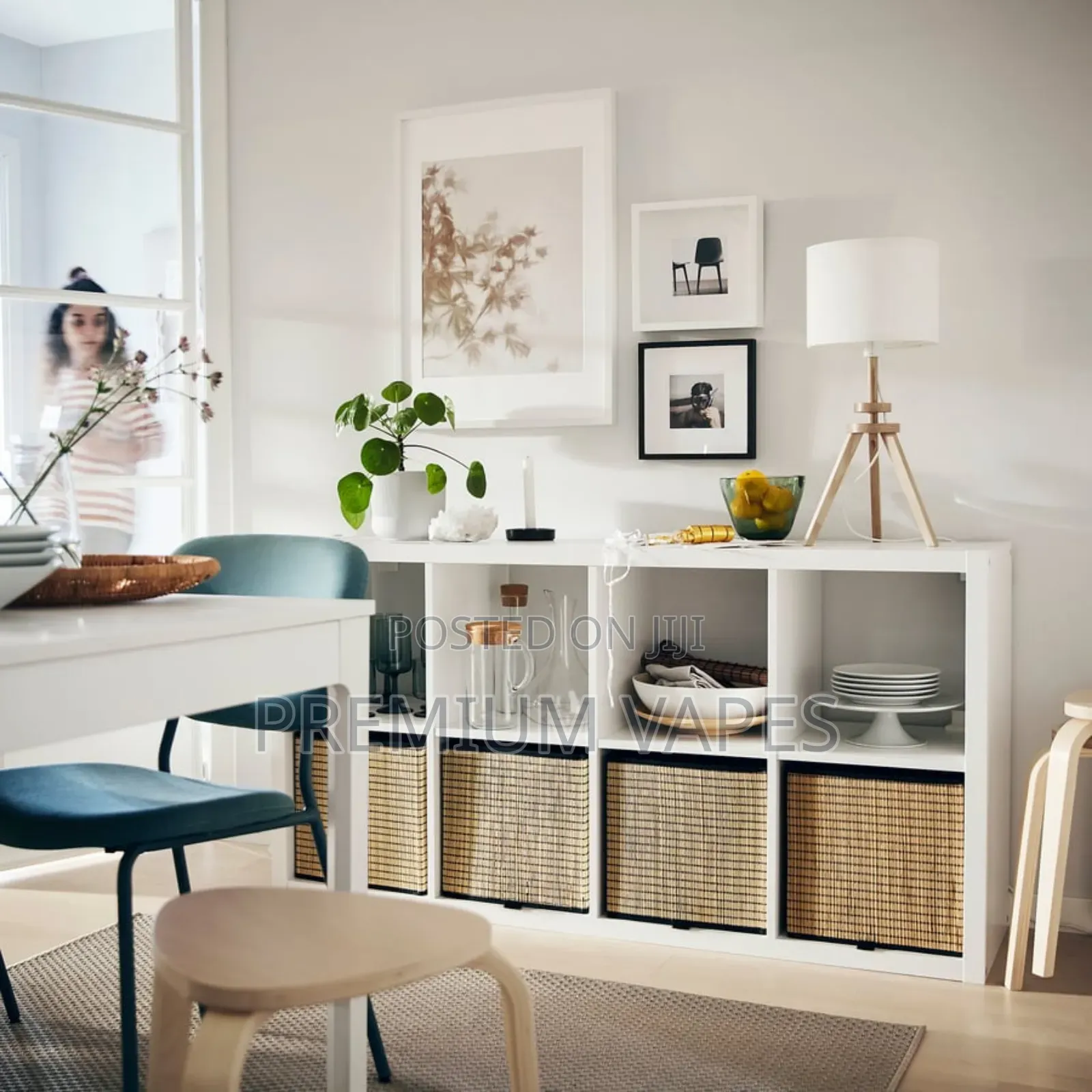 Ikea Kallax
Shelving Unit, White, 77x147 Cm