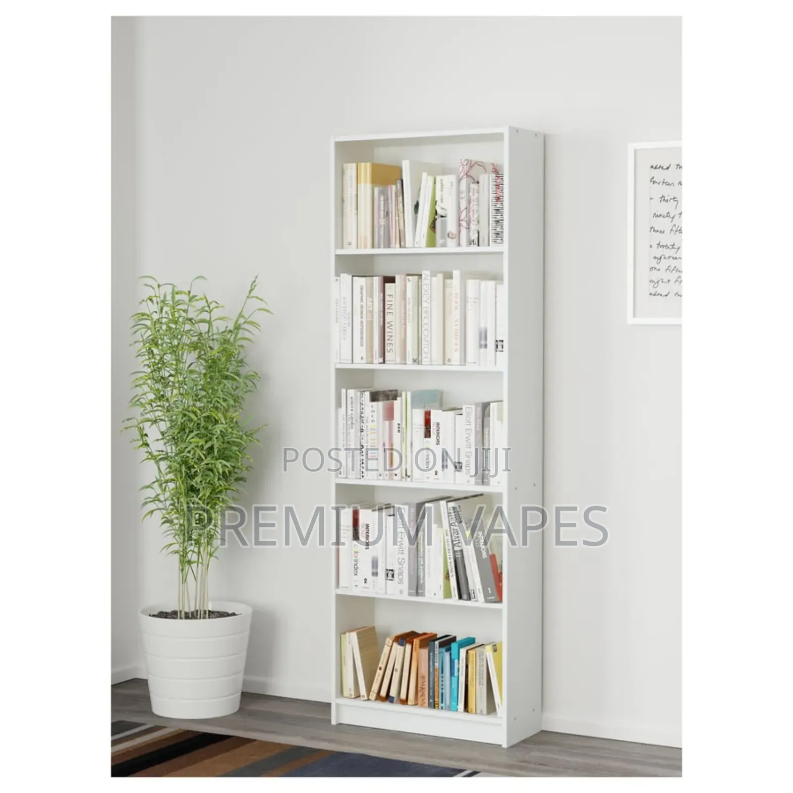 Ikea
Gersby
Bookcase, White, 60x180 Cm