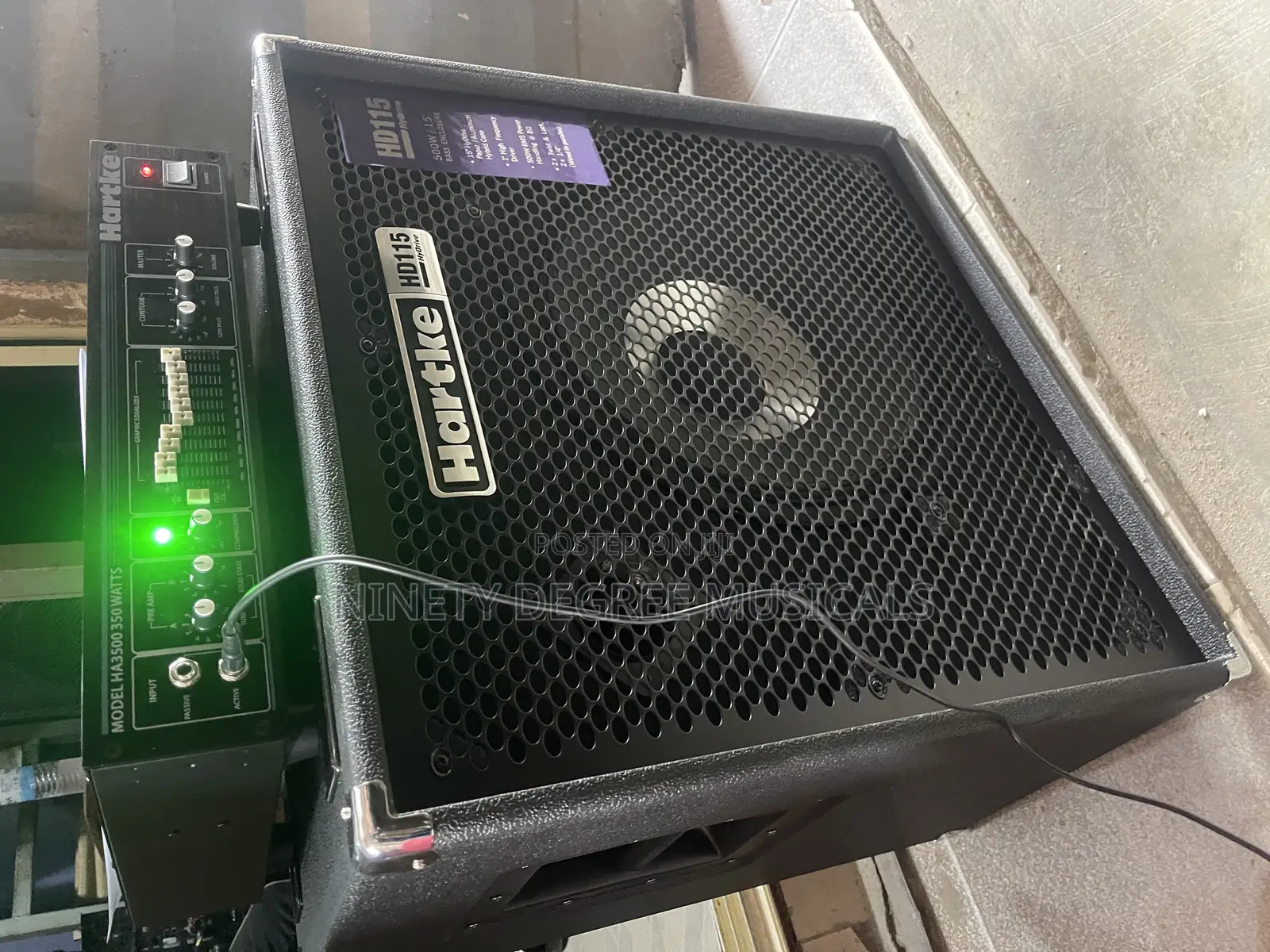 Hartke Ha3500 and Hd115