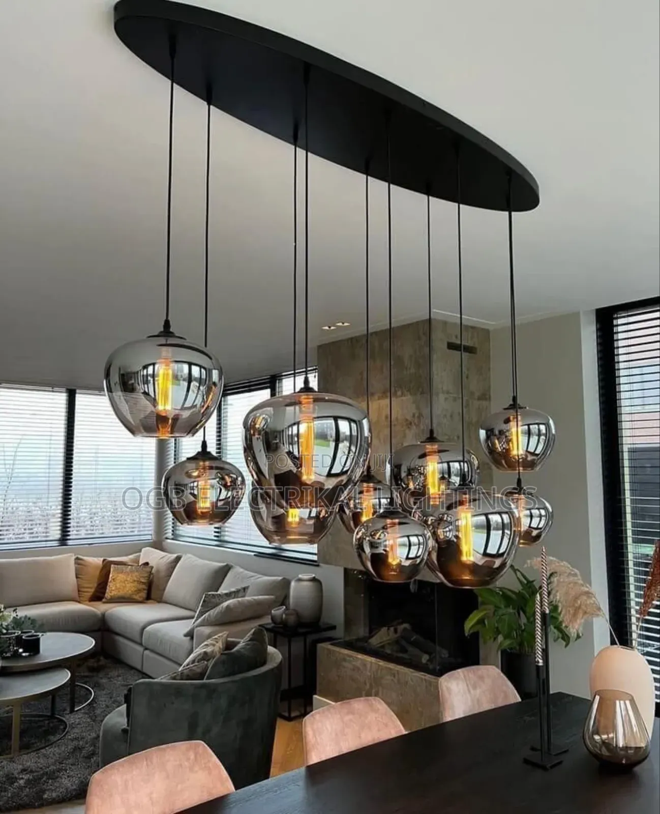 Nordic Glass Chandelier