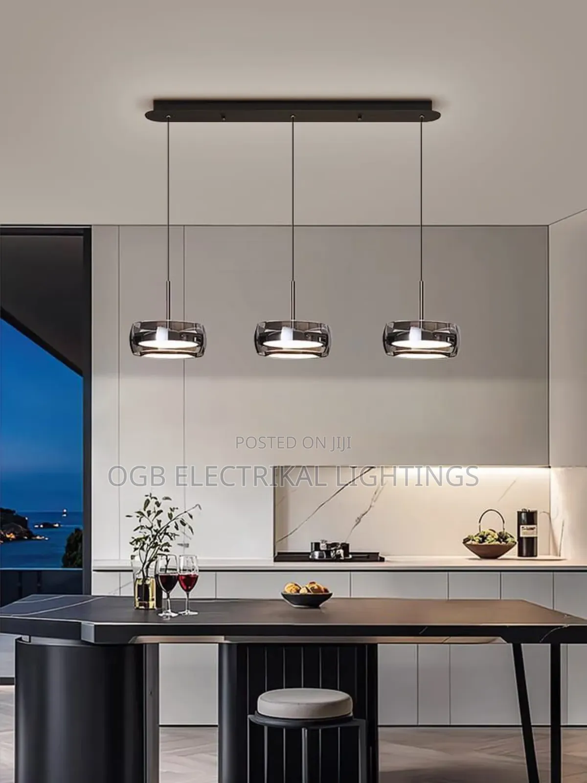 Pendant Glass Chandelier