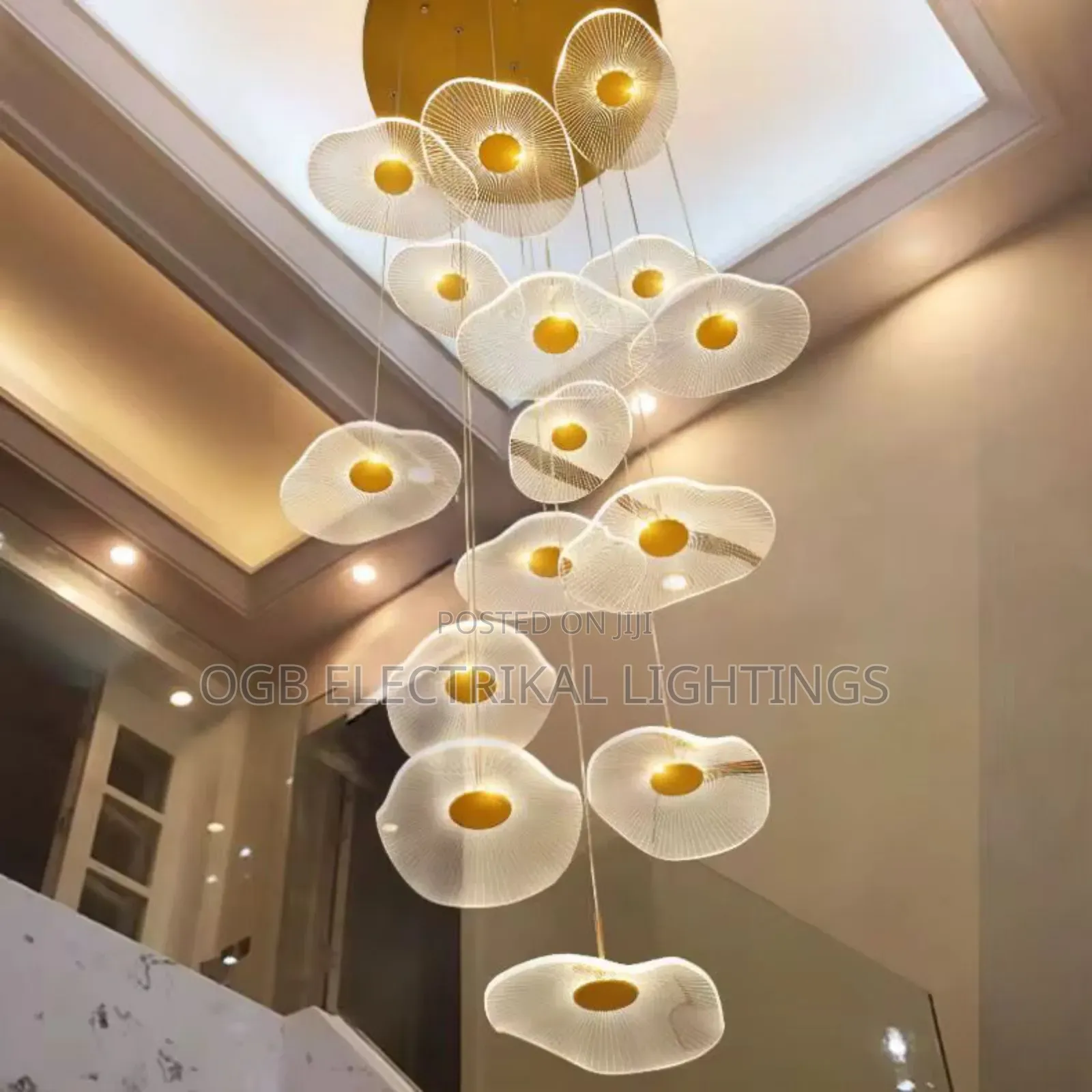 Luxury Staircase Chandelier
