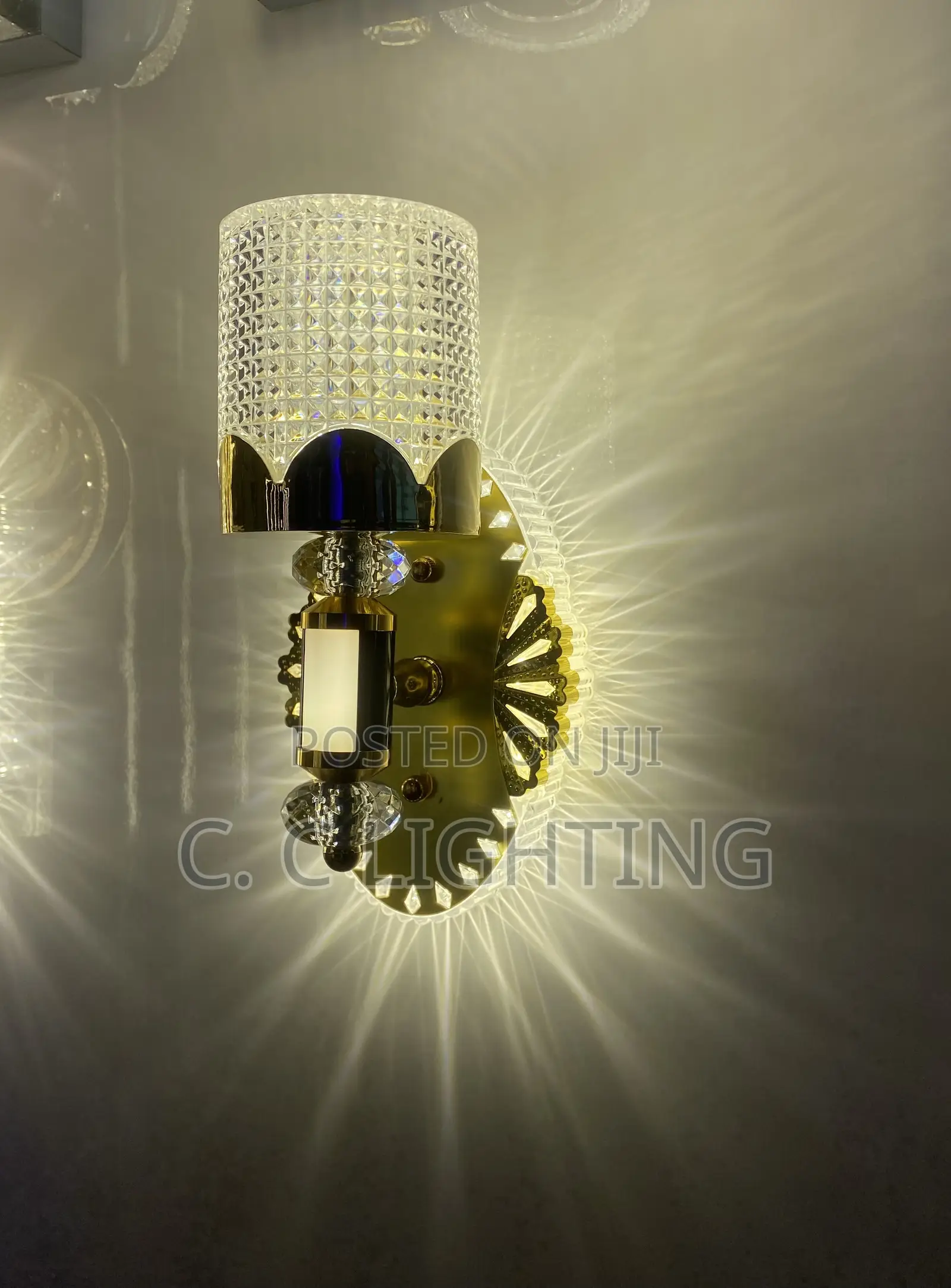 Modern Led Crystal Wall Lamp Indoor