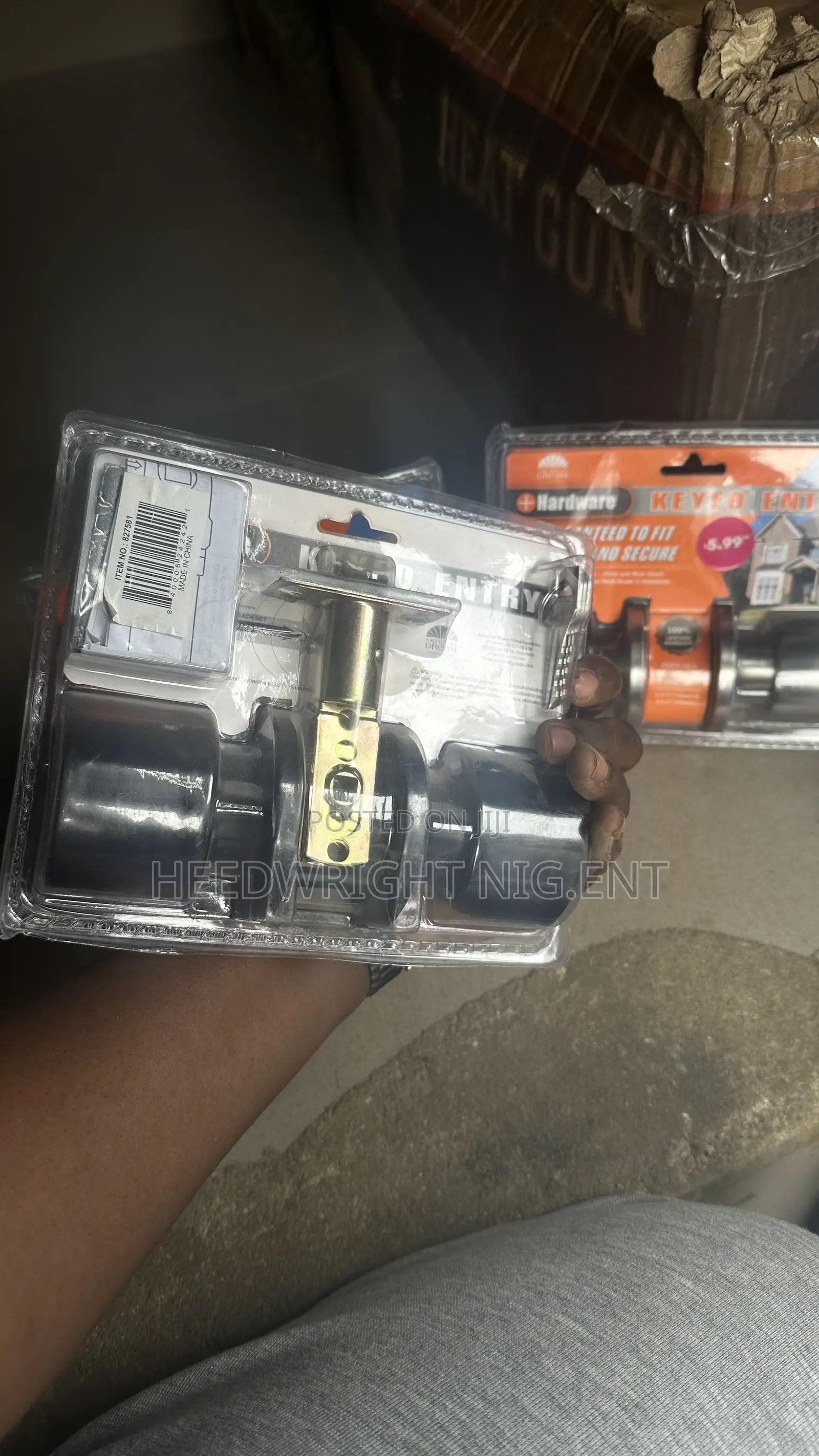 Keyed Entry Lock Lever Set