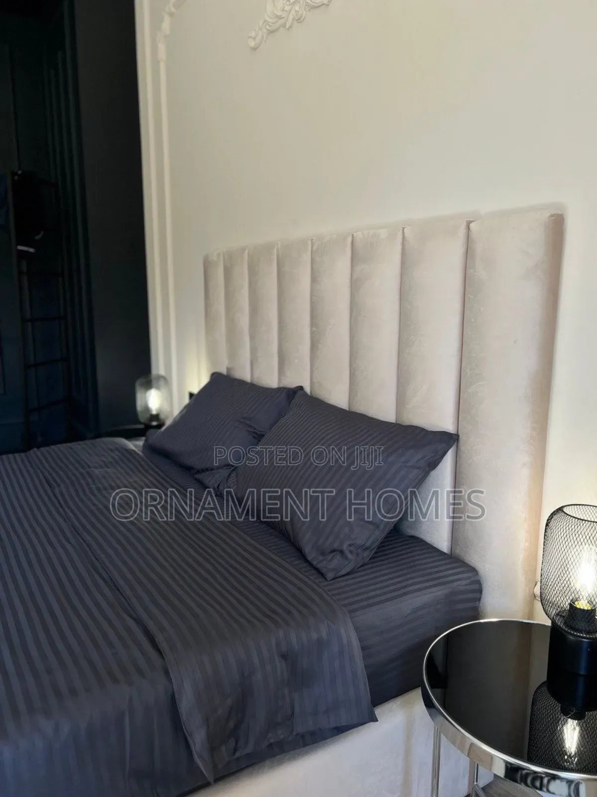 Silk Grey Bedsheet, Pilliowcases and Duvet Cover