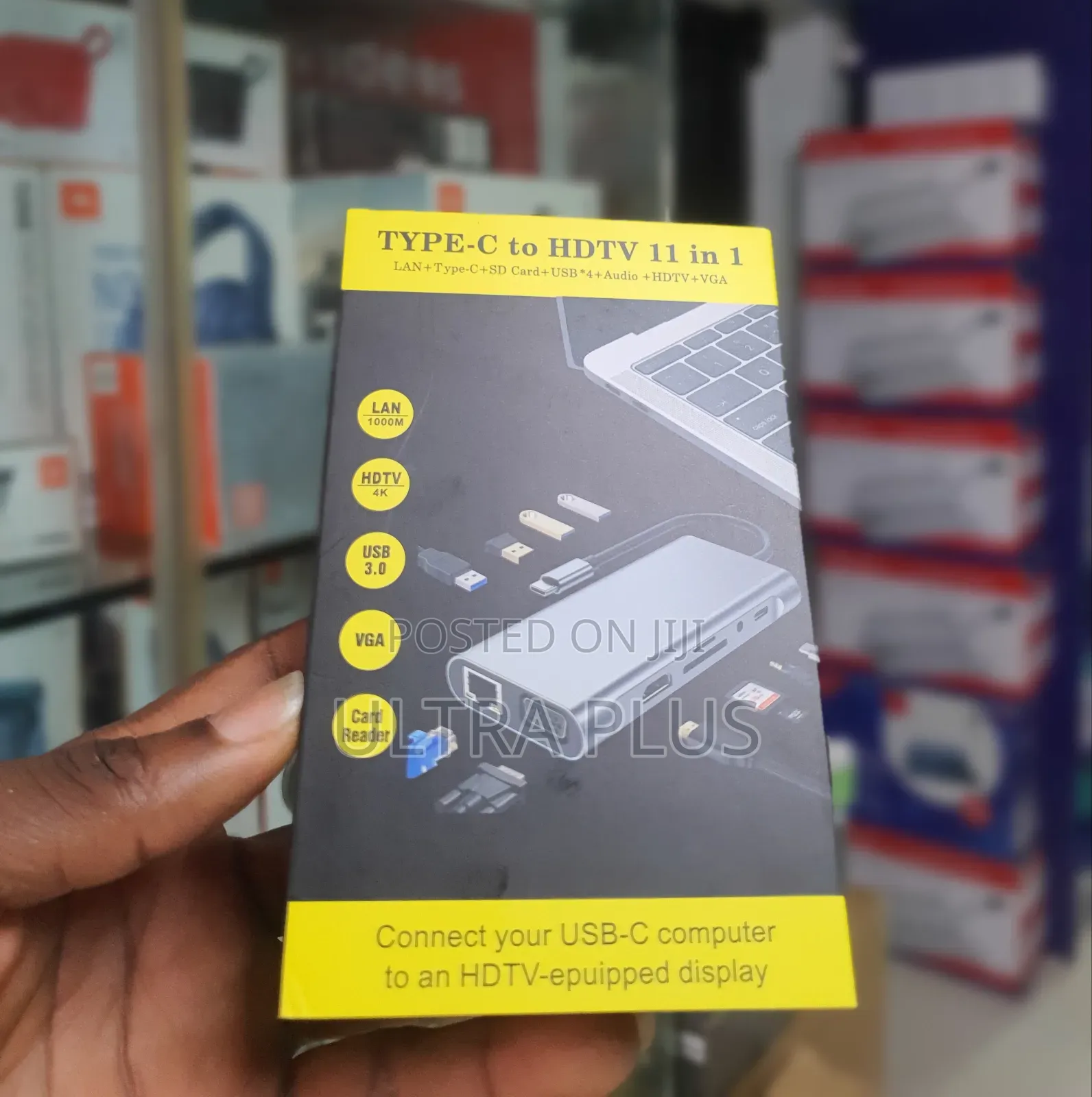 Usb Type-c To Hdtv 11-in-1 Multiport Adapter