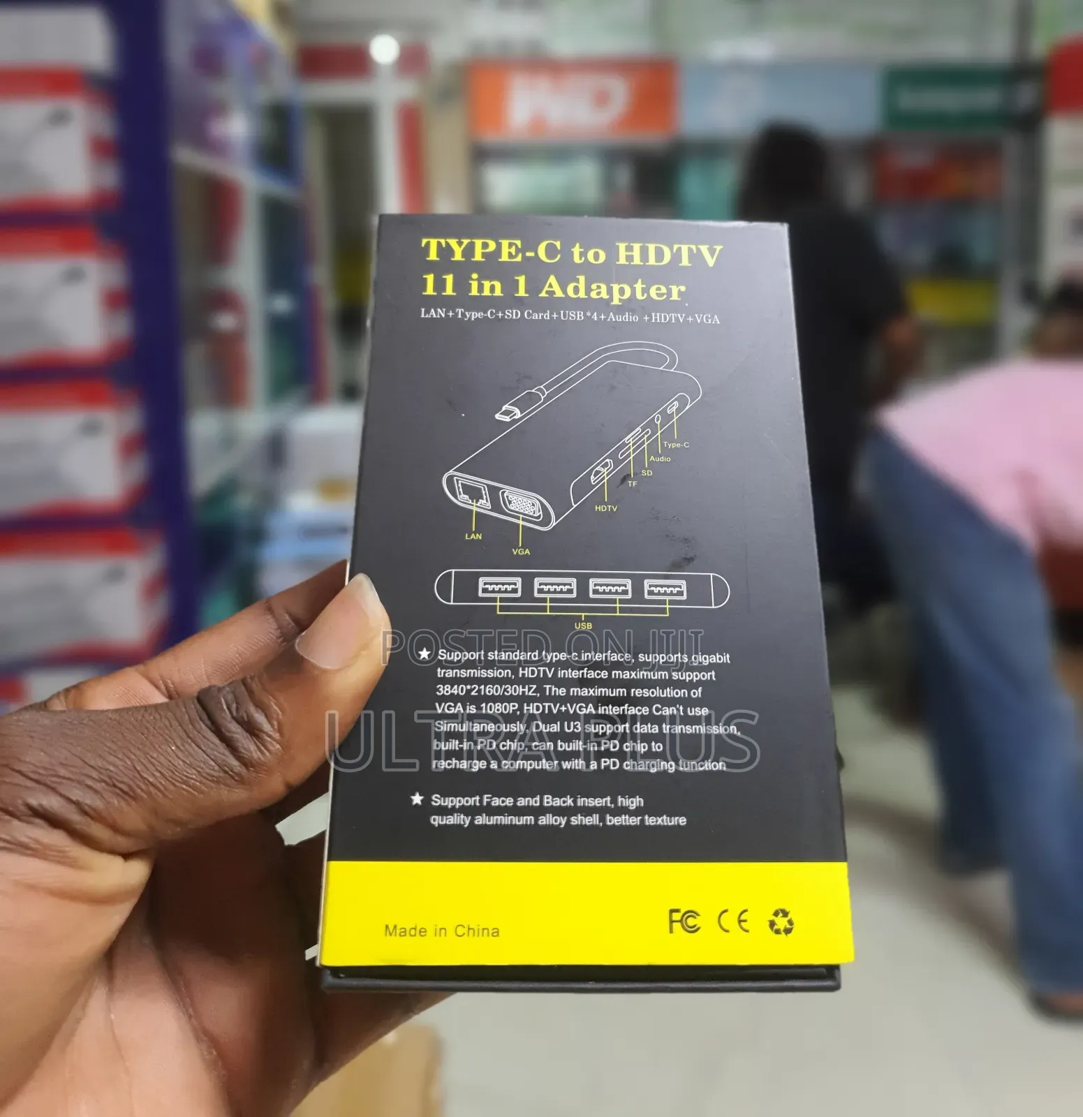 Usb Type-c To Hdtv 11-in-1 Multiport Adapter