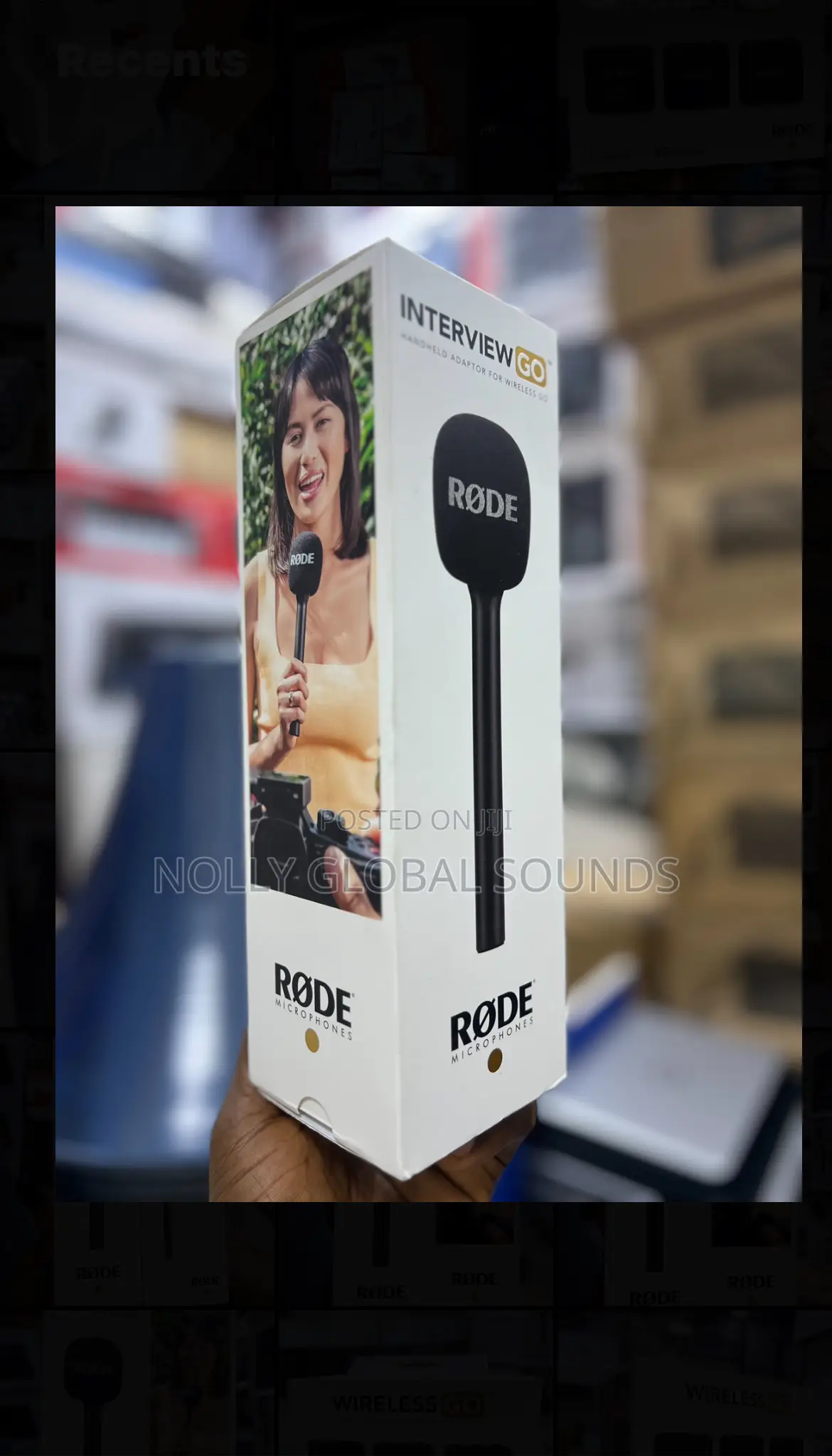 Røde Interview Go Handheld Adaptor Wireless Microphone Black