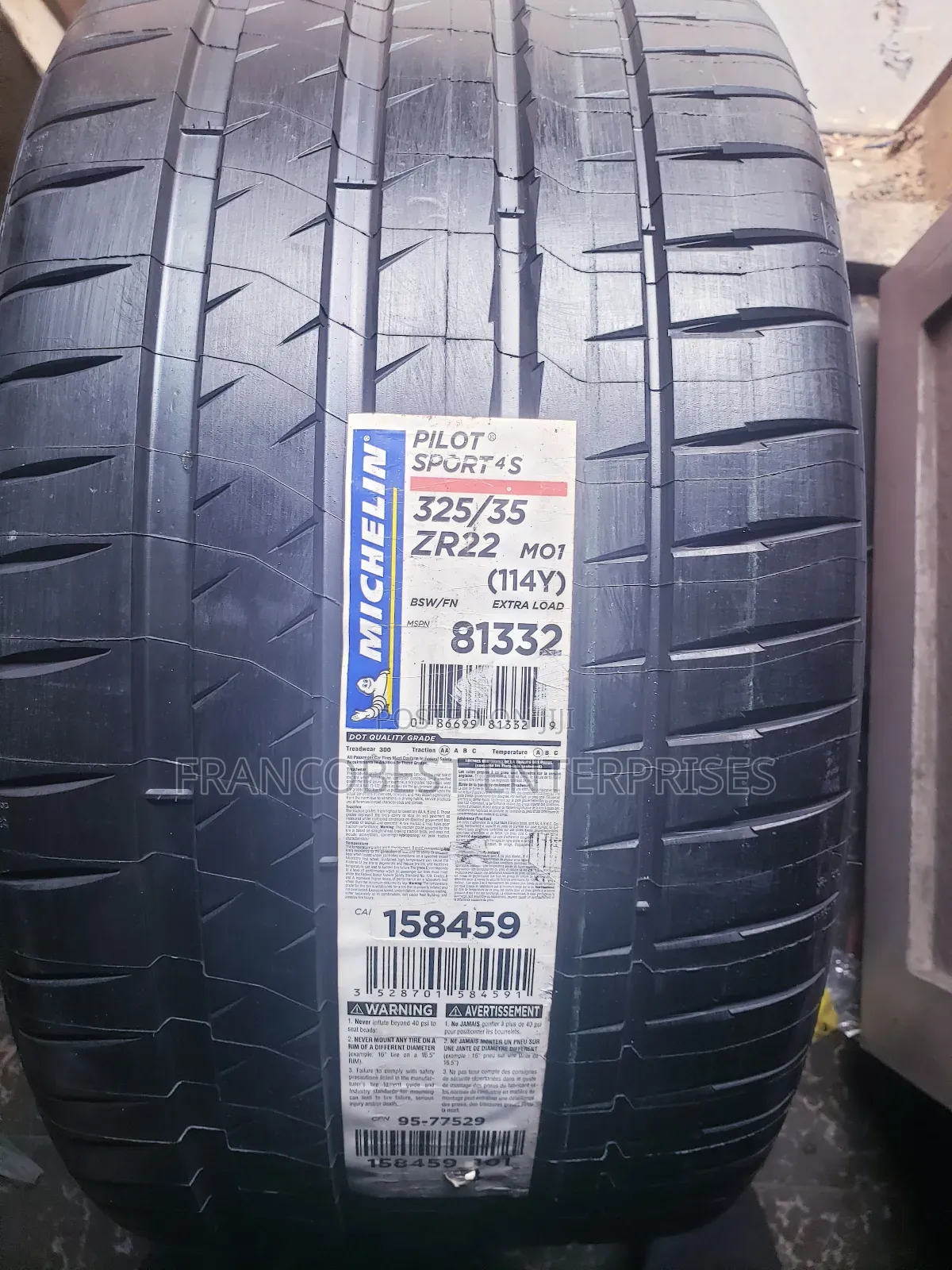 325/35r22 Michelin Tyre