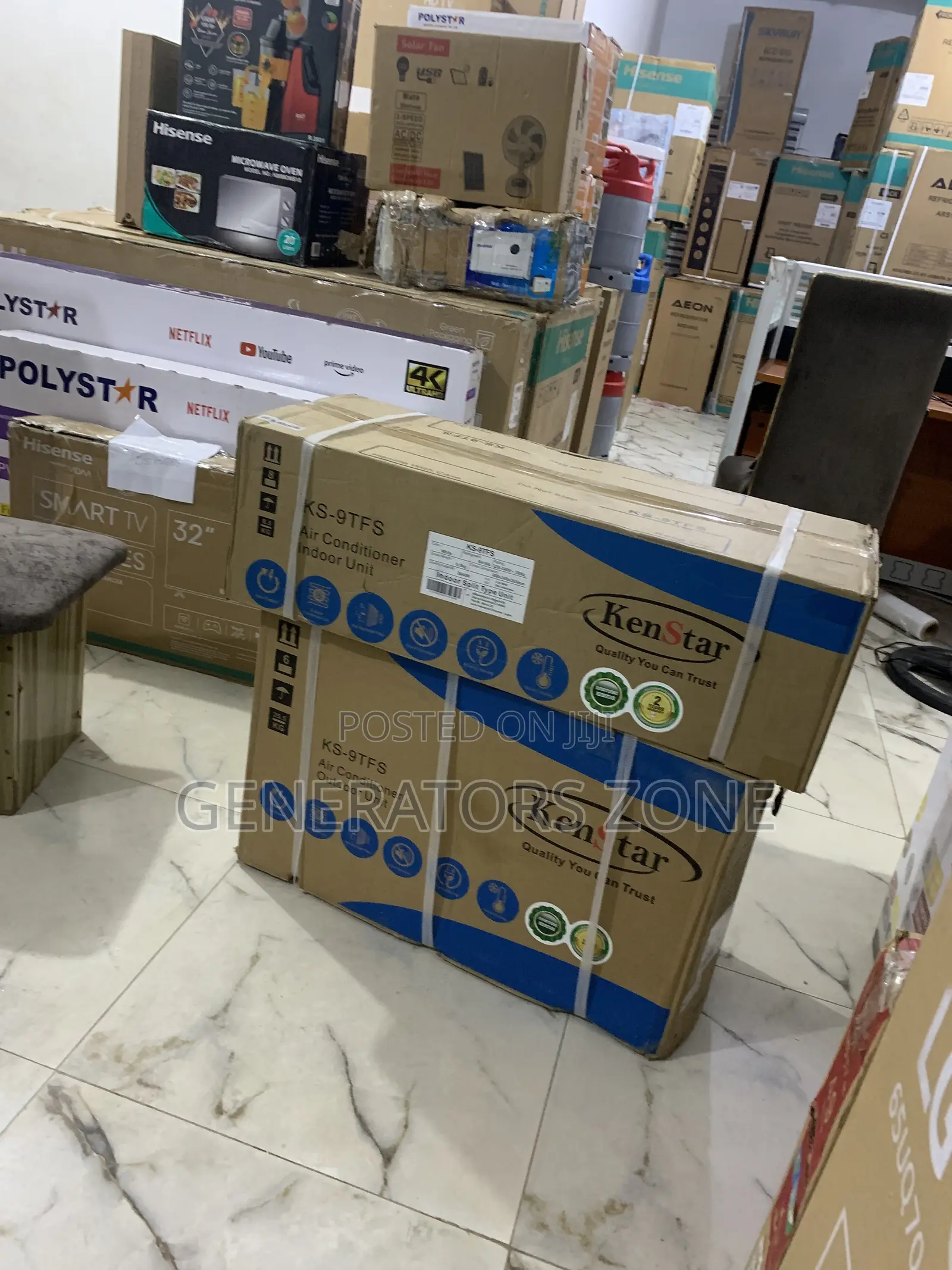 Kenstar Split Ac 1hp Non-Inverter Fast Silent Cooling Ks9tfs