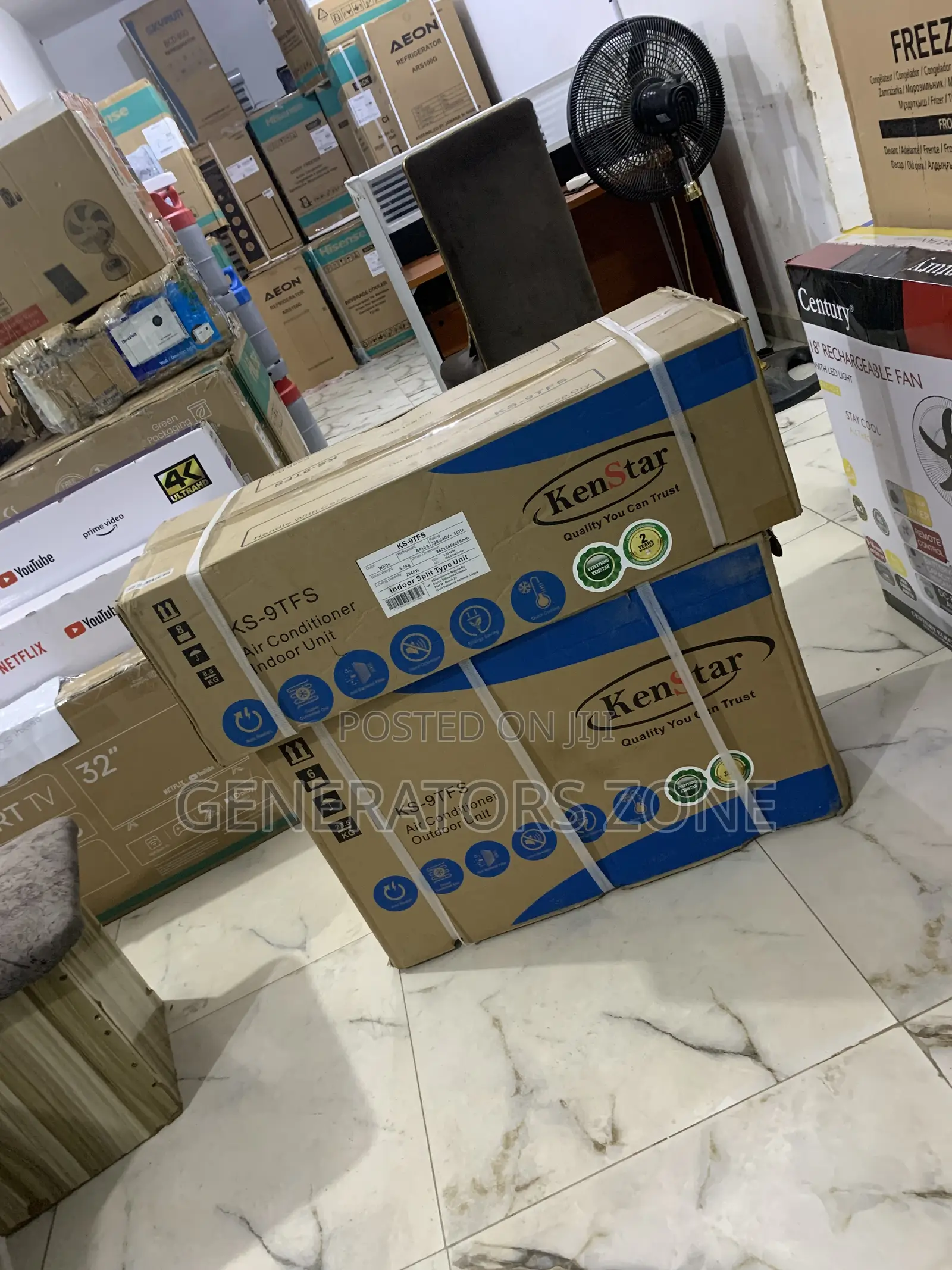 Reliable Cooling With Kenstar 1hp Non-Inverter Split Ac
