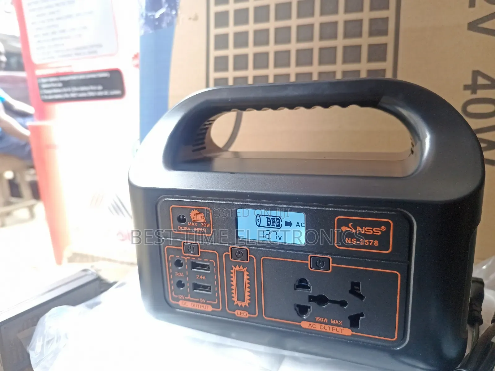 Quality 150w Portable Power Station With 40watts Solar Panel