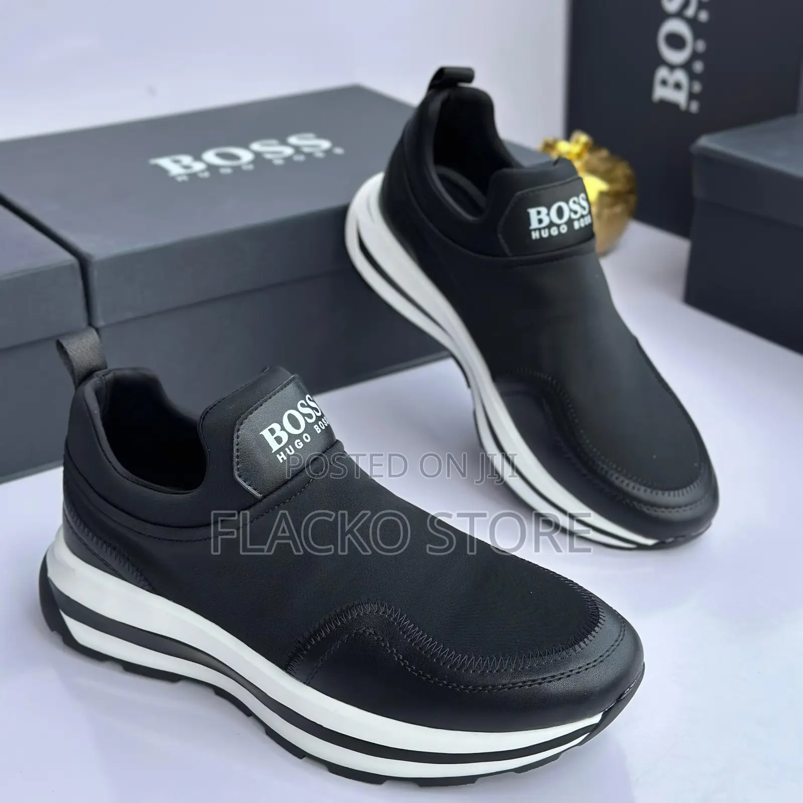 Original Hugo Boss Luxury Slip Ons Sneakers