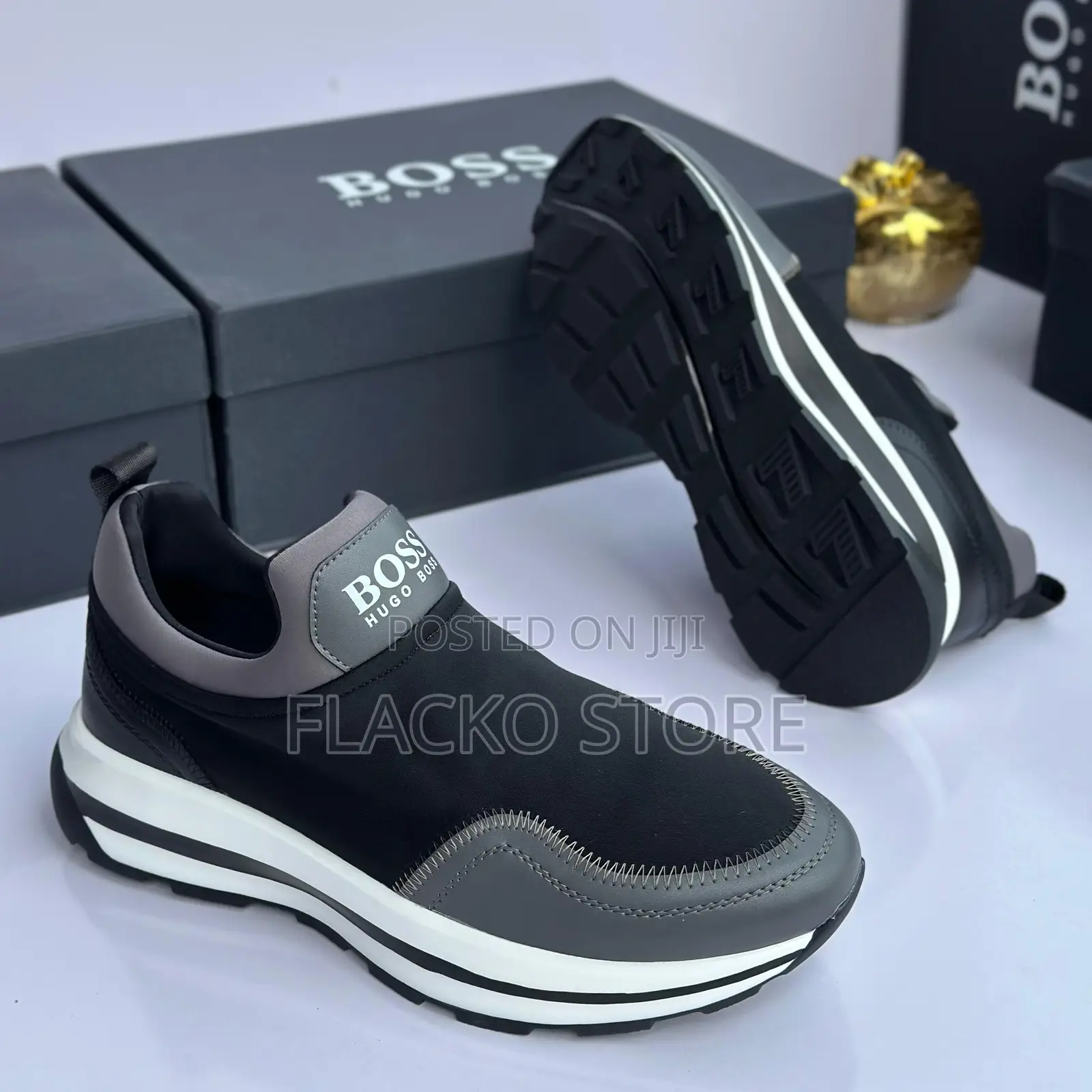 Original Hugo Boss Luxury Slip Ons Sneakers