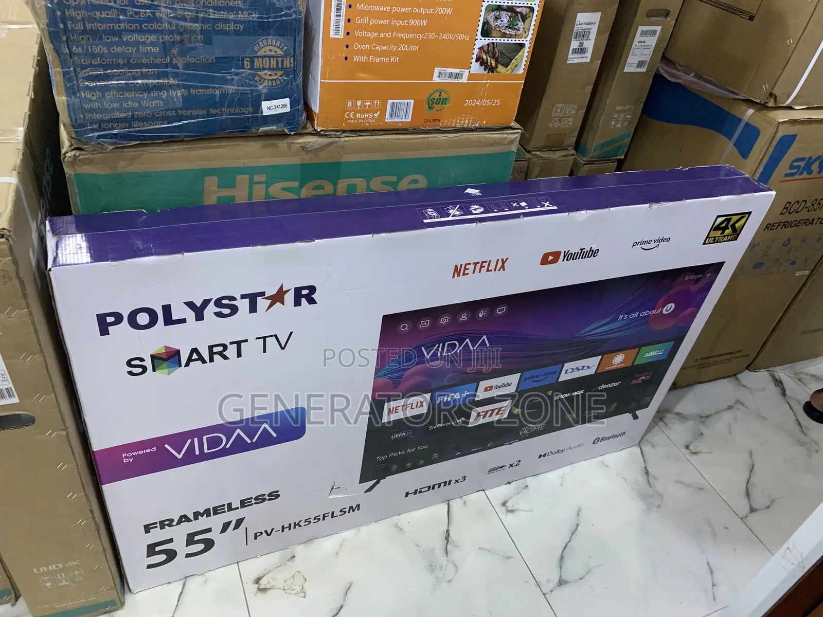 Polystar 55 Inches Smart Tv Smart View