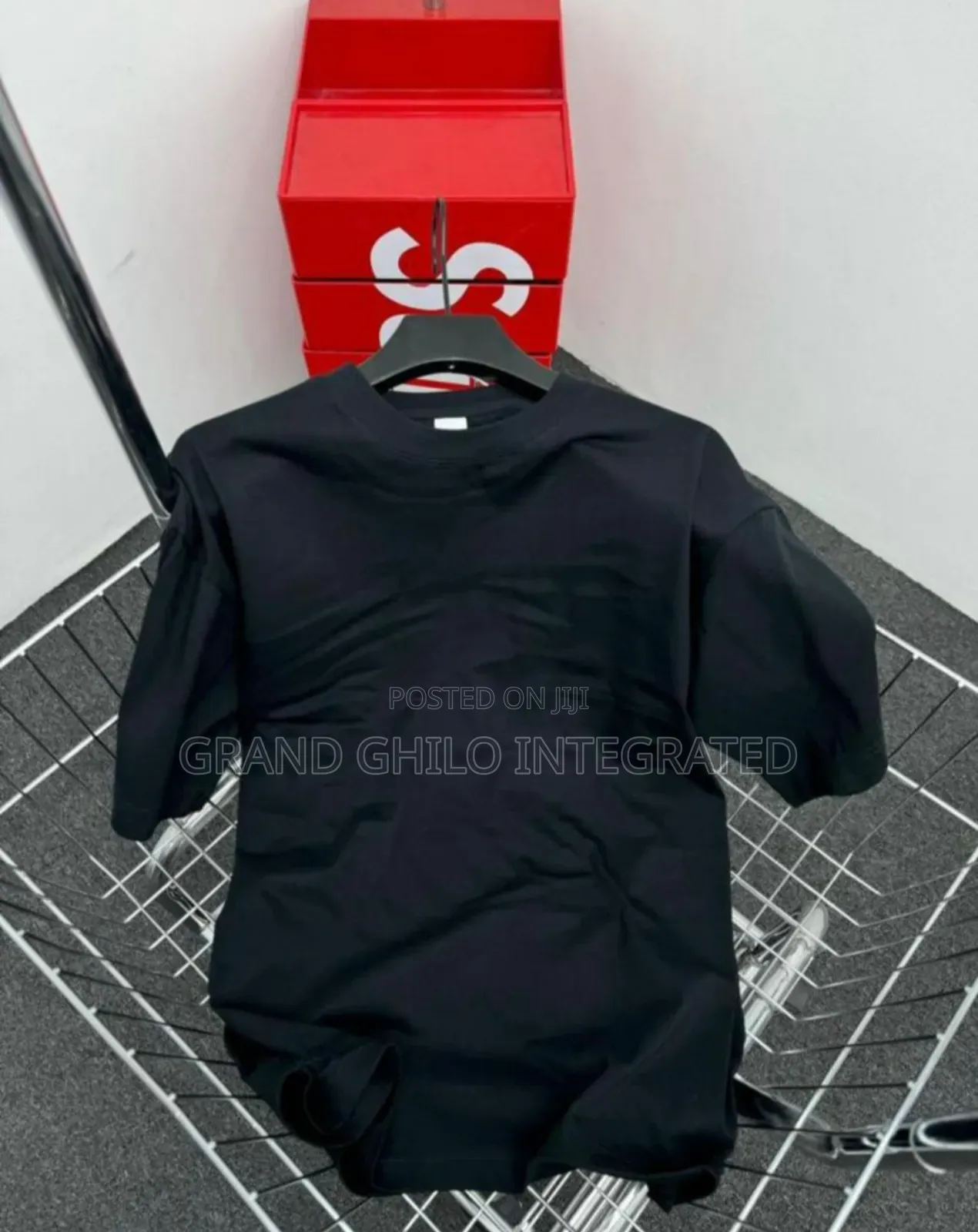 Oversized Plain Round Neck Shirt Blank