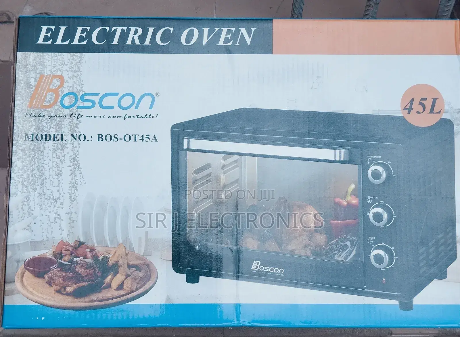 45litres Boscon Electric Oven + Warranty