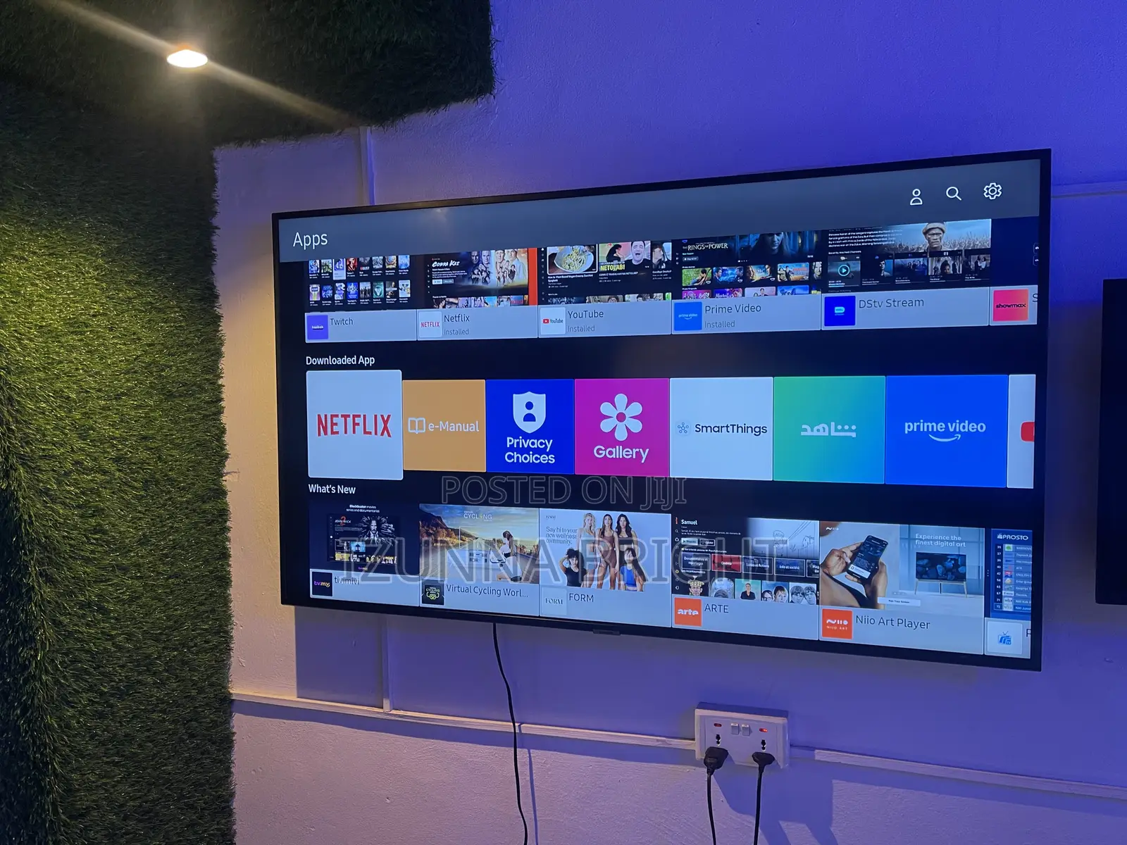 Neatly Uk Used 55inch Samsung Smart Tv