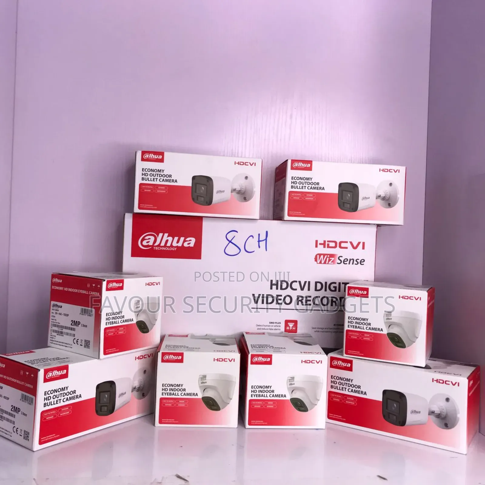 Dahua 8 Channel Dvr+ 8 Camera