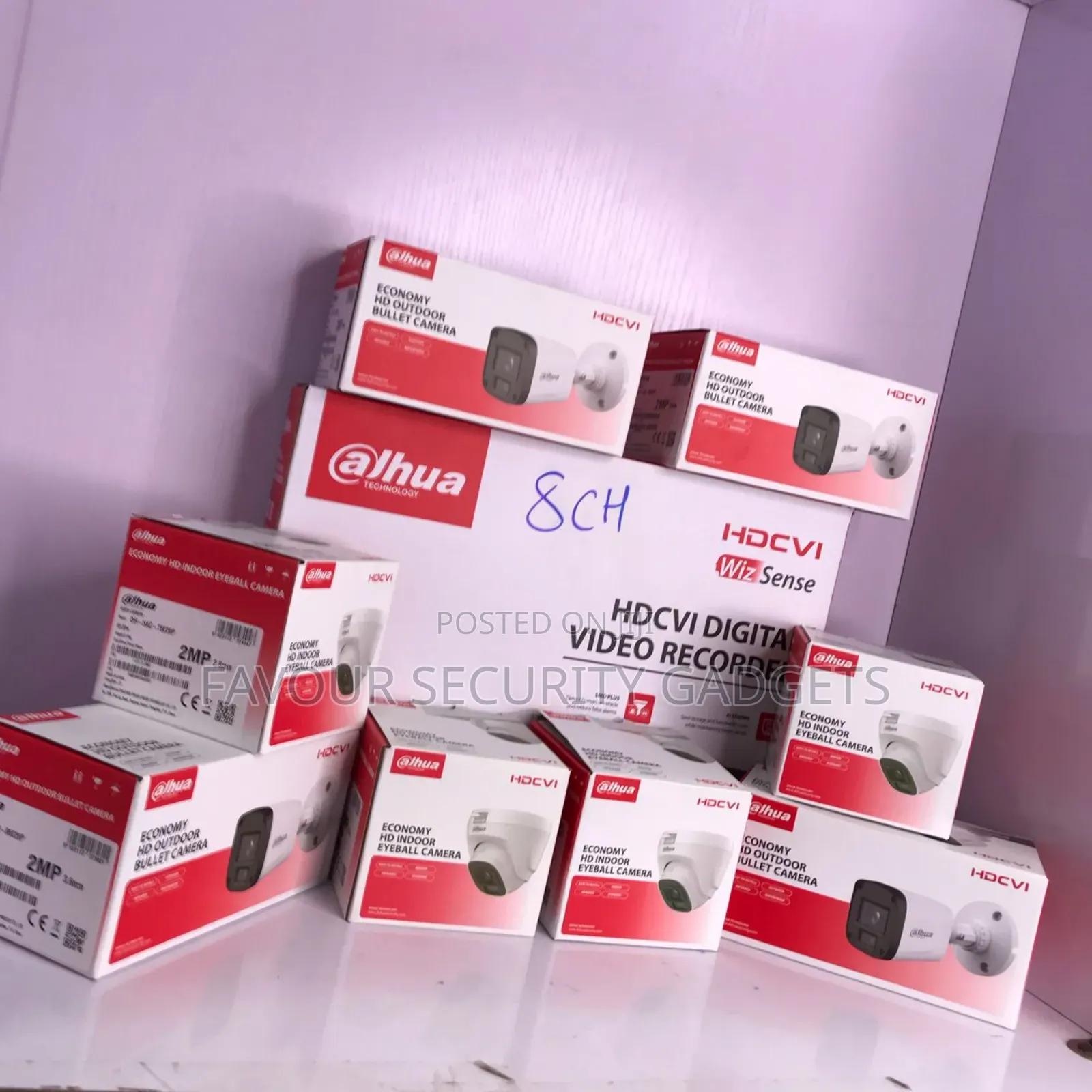 Dahua 8 Channel Dvr+ 8 Camera