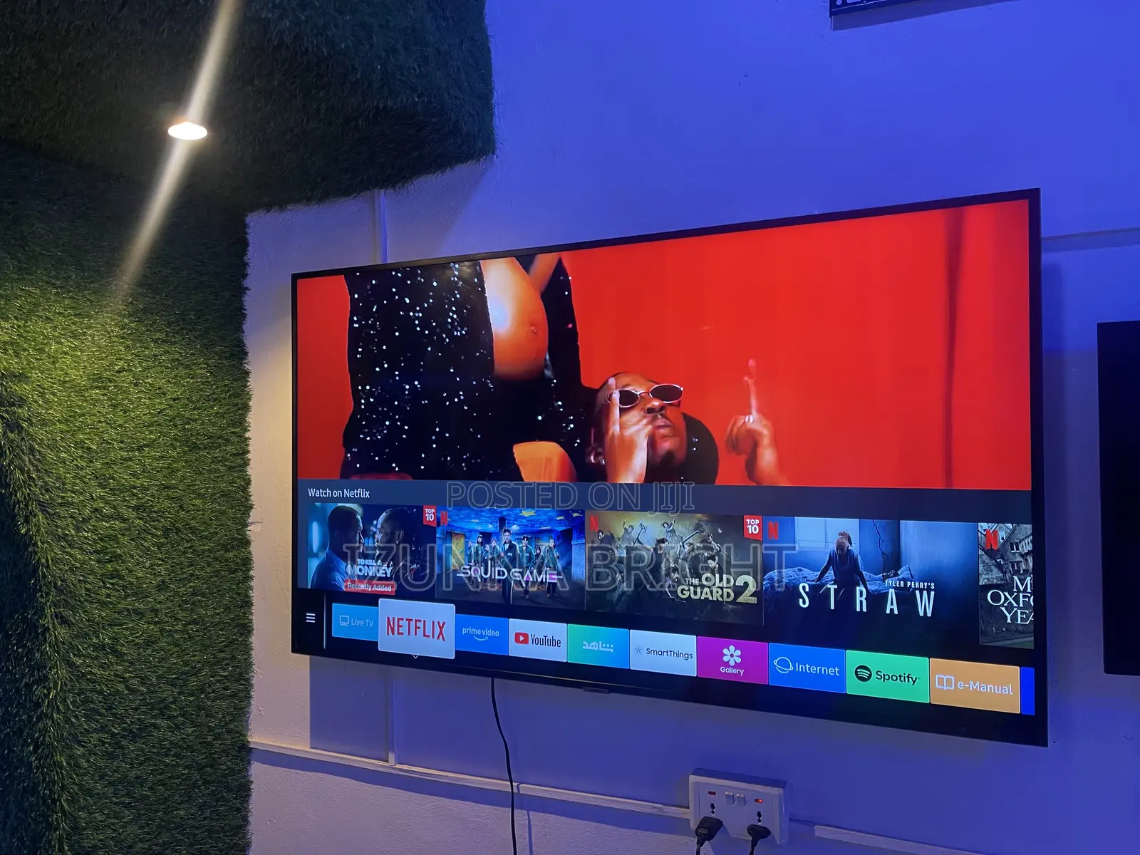 Neatly Uk Used 55inch Samsung Smart Tv