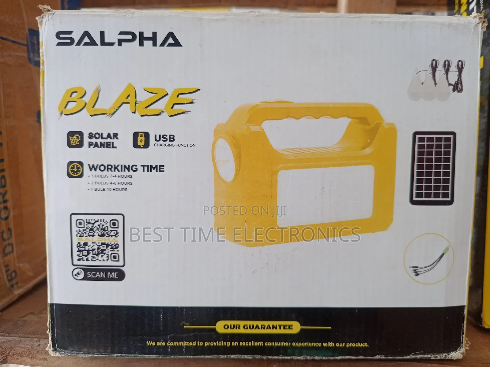 Salpha Blaze Portable Solar Light Kit