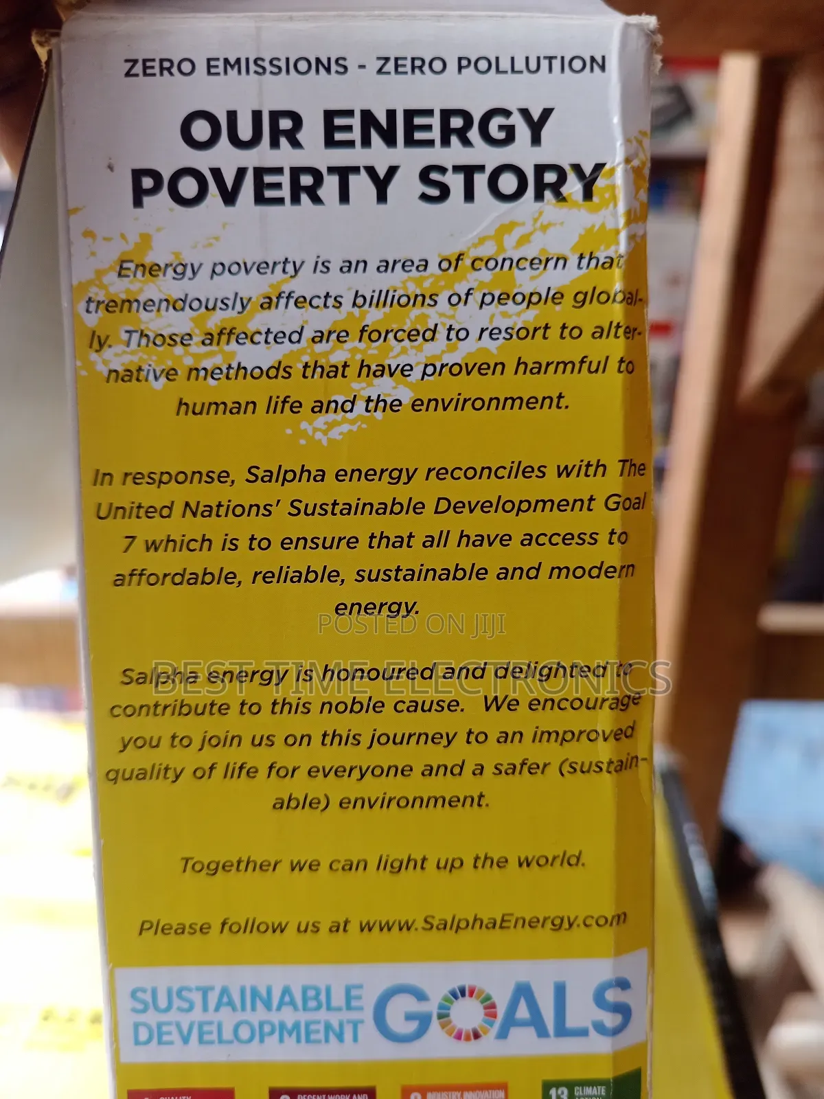 Salpha Blaze Portable Solar Light Kit