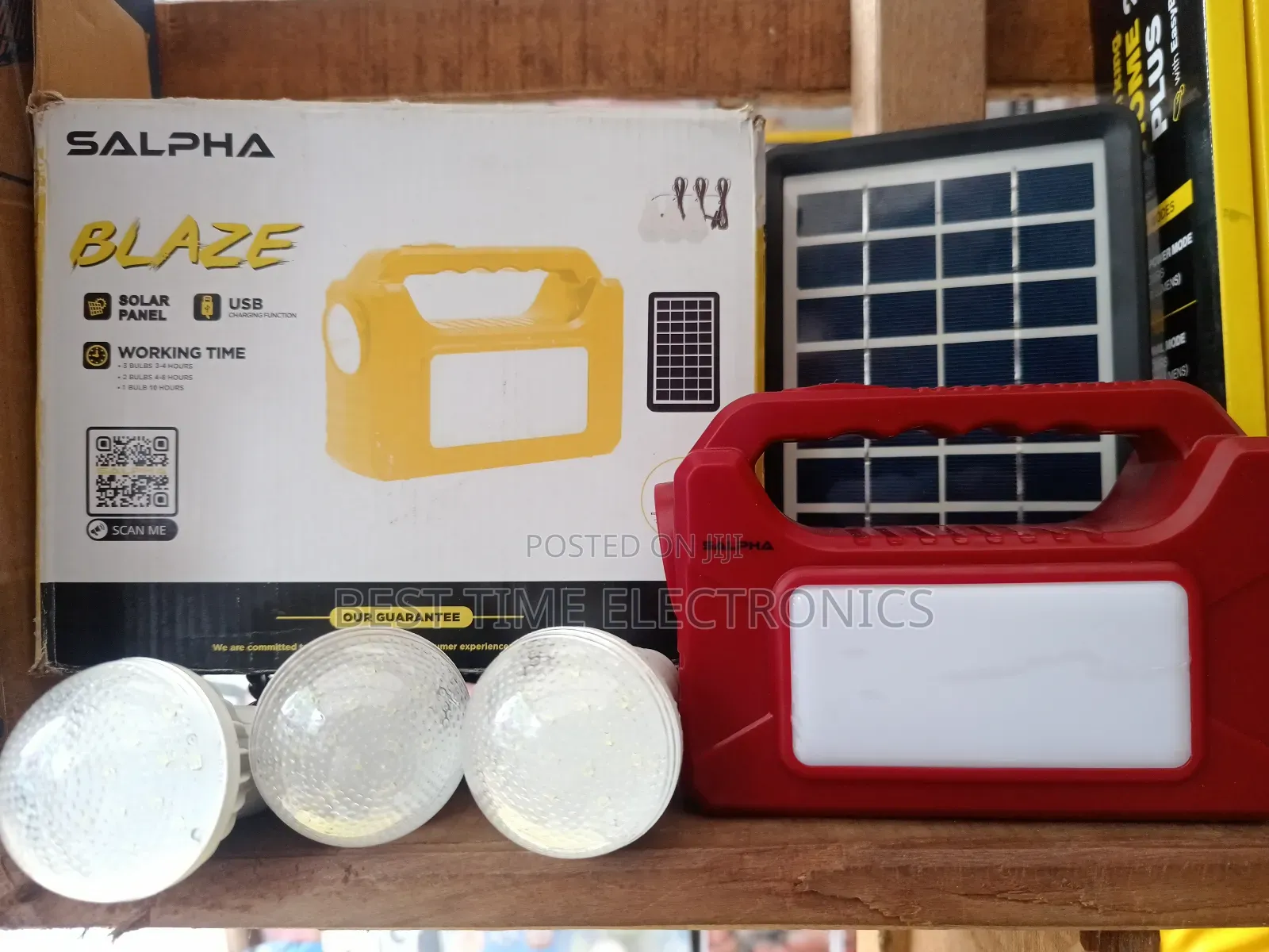 Salpha Blaze Portable Solar Light Kit