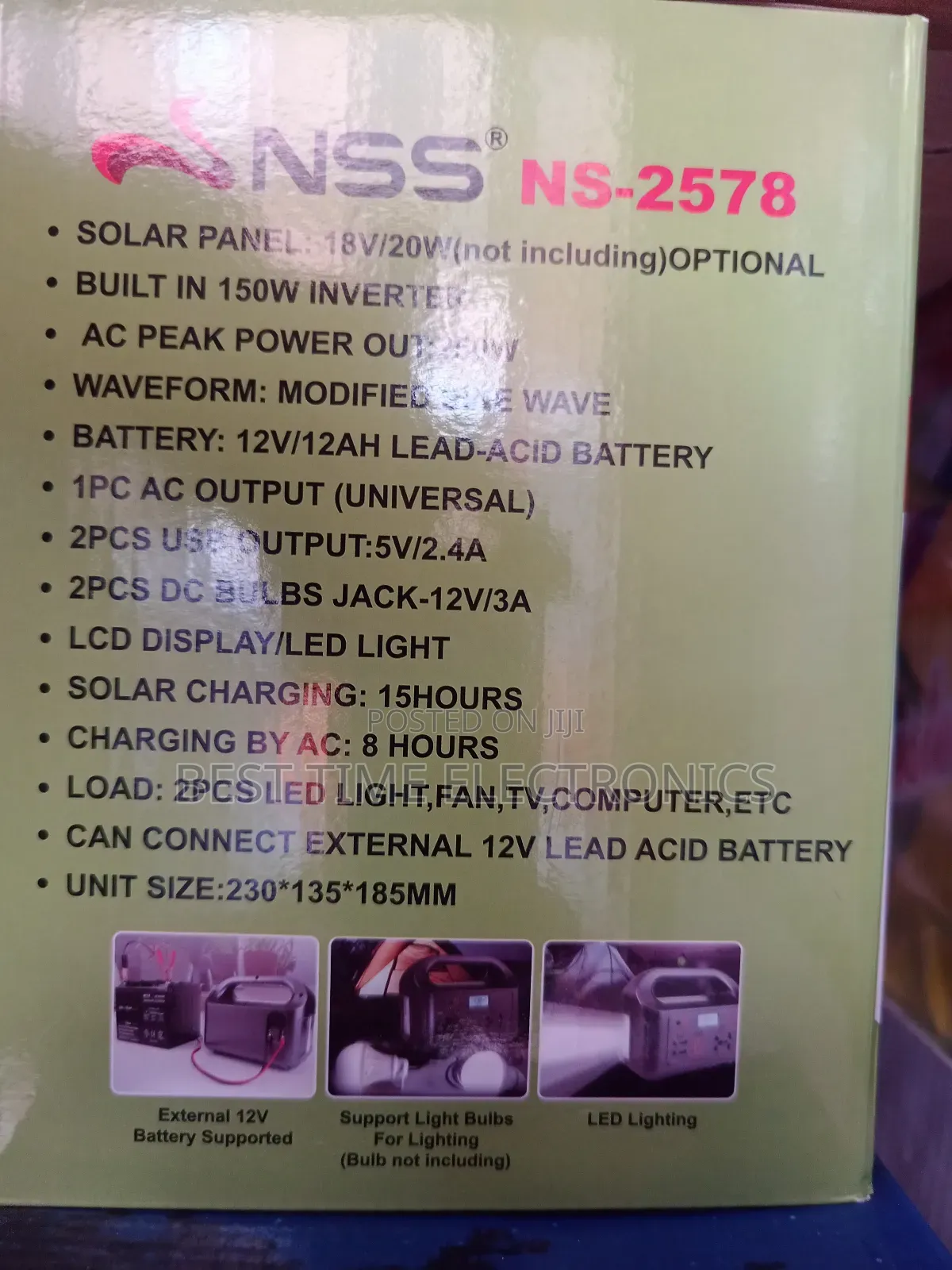 NSS 150 Watts Solar Power Station