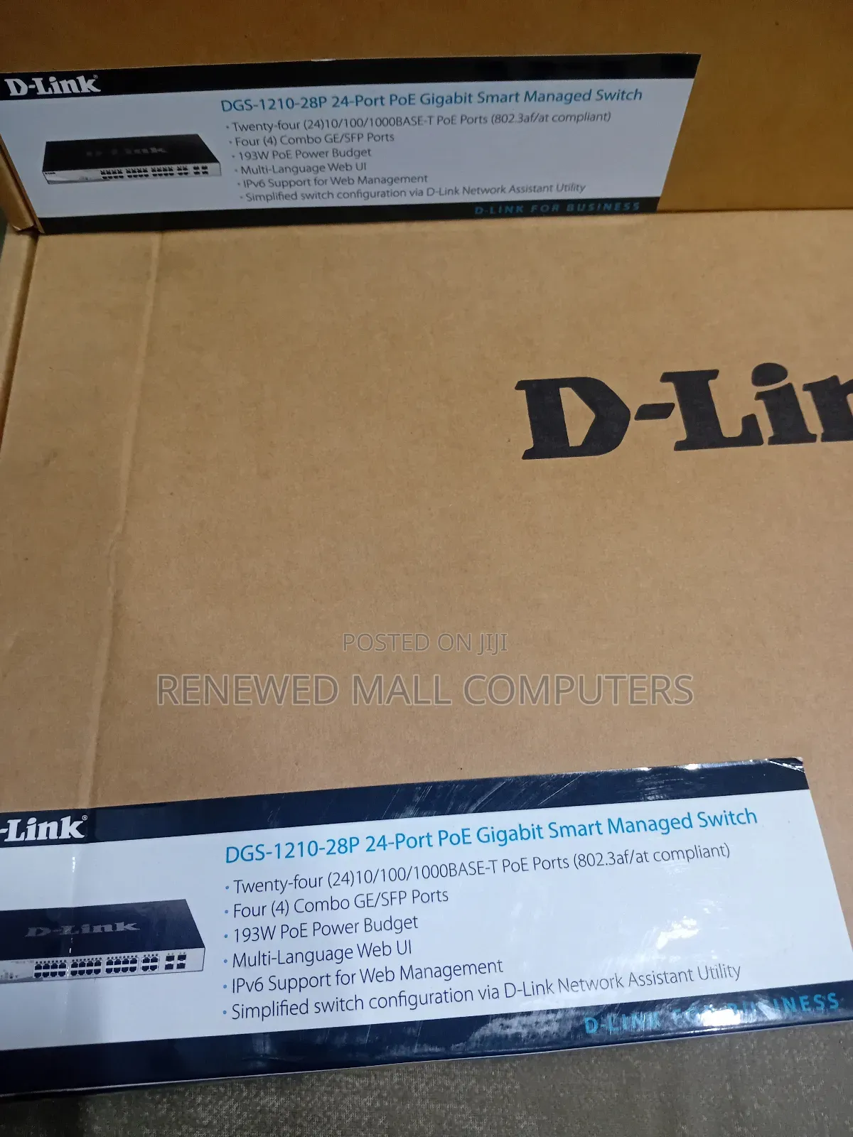 D-Link 24-Port Poe Gigabit Smart Managed Switch
